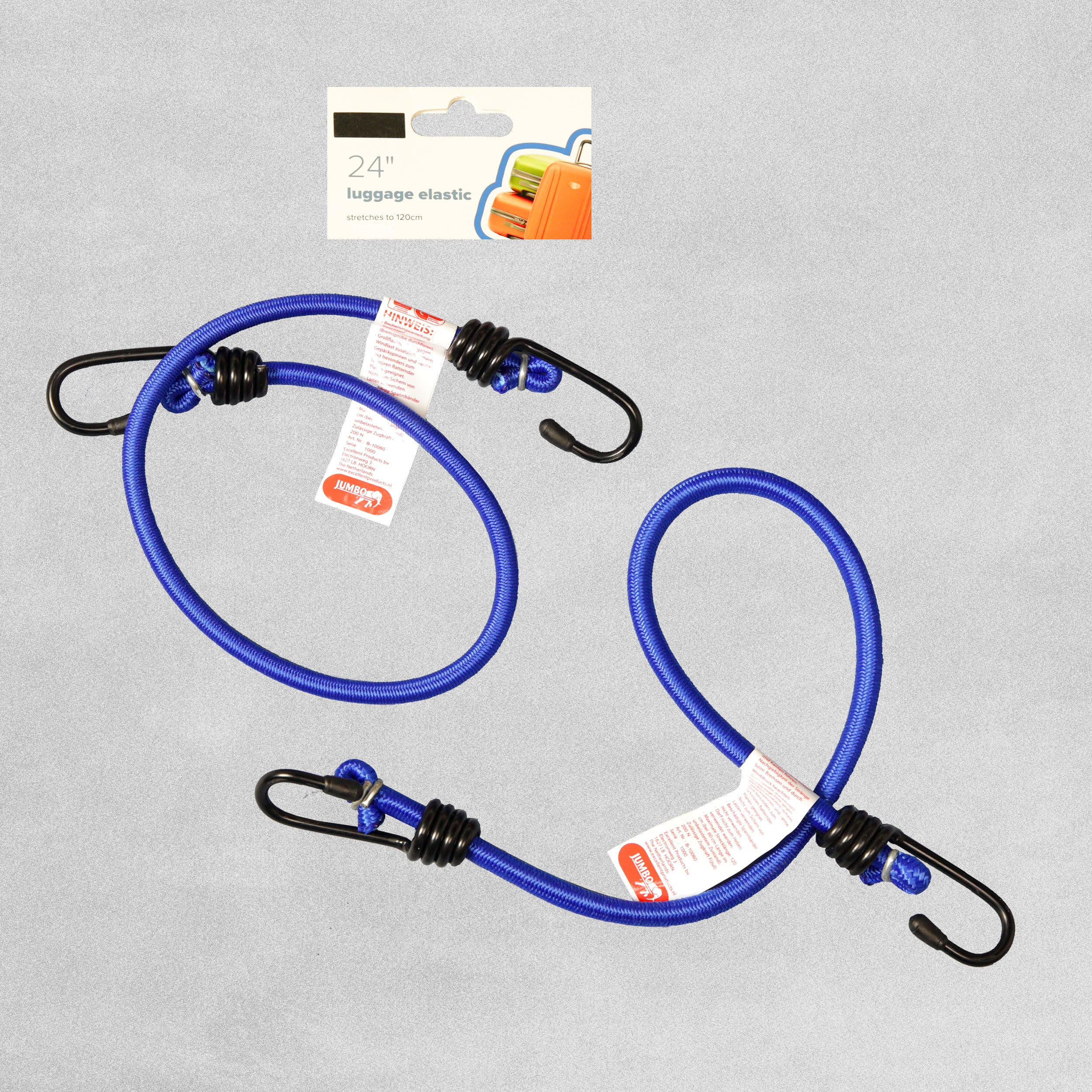 Brookstone 2 Piece Bungee Cord 36 910mm - Elasticated - luggage