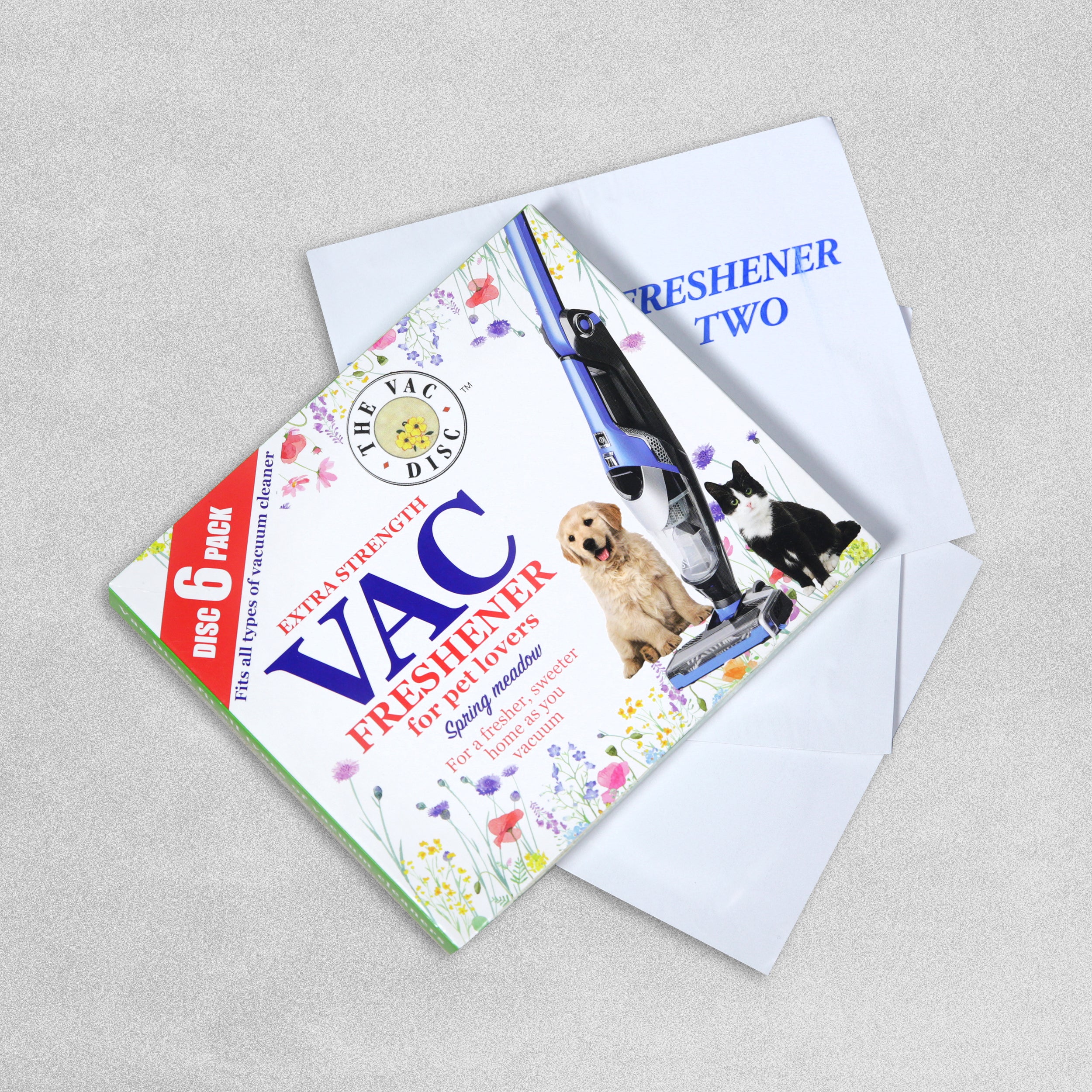 Vac Freshener for Pet Lovers - Spring Meadow - 6 Discs