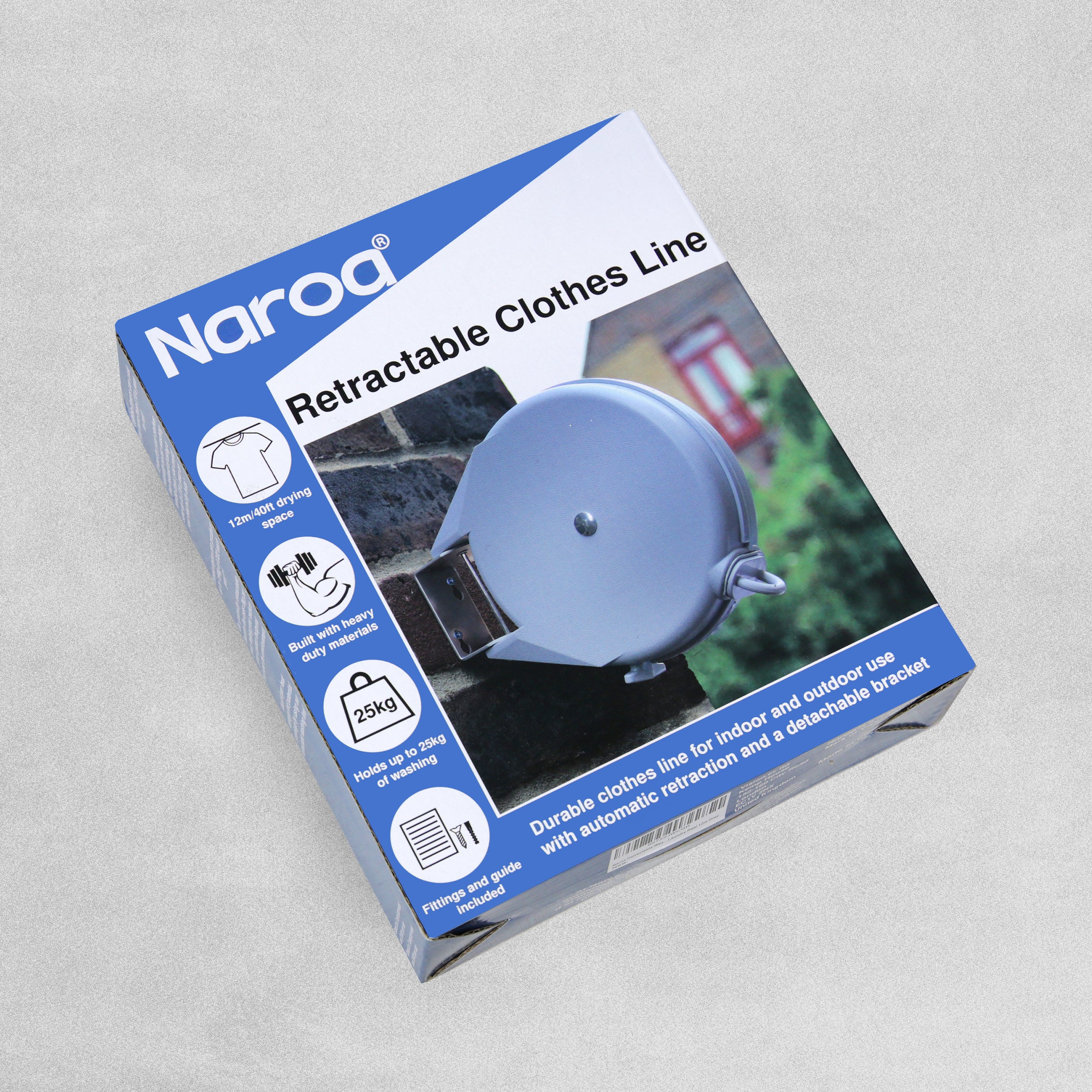 Retractable Clothes Line - 12m / 25kg