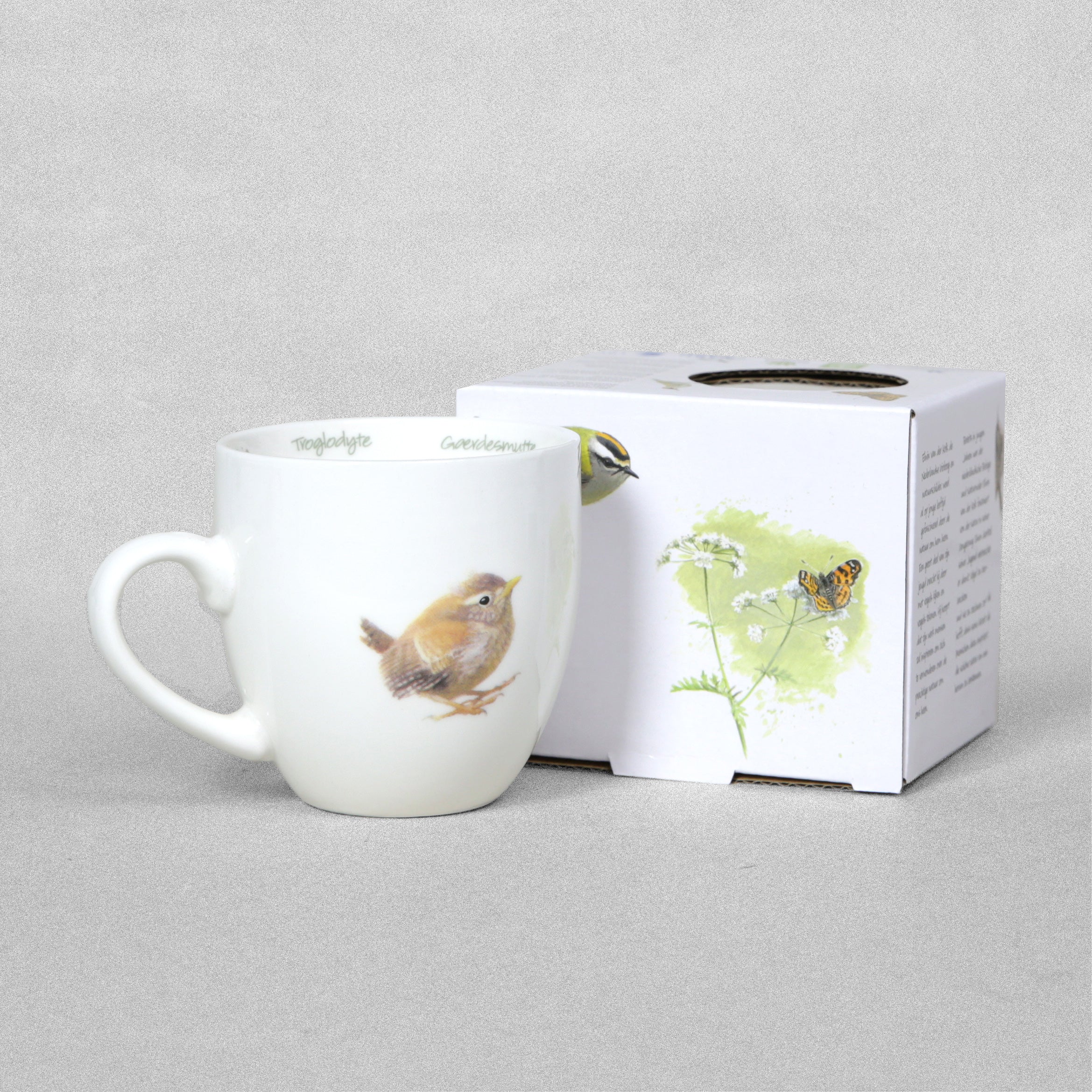 Porcelain Bird Mugs by Elwin van der Kolk