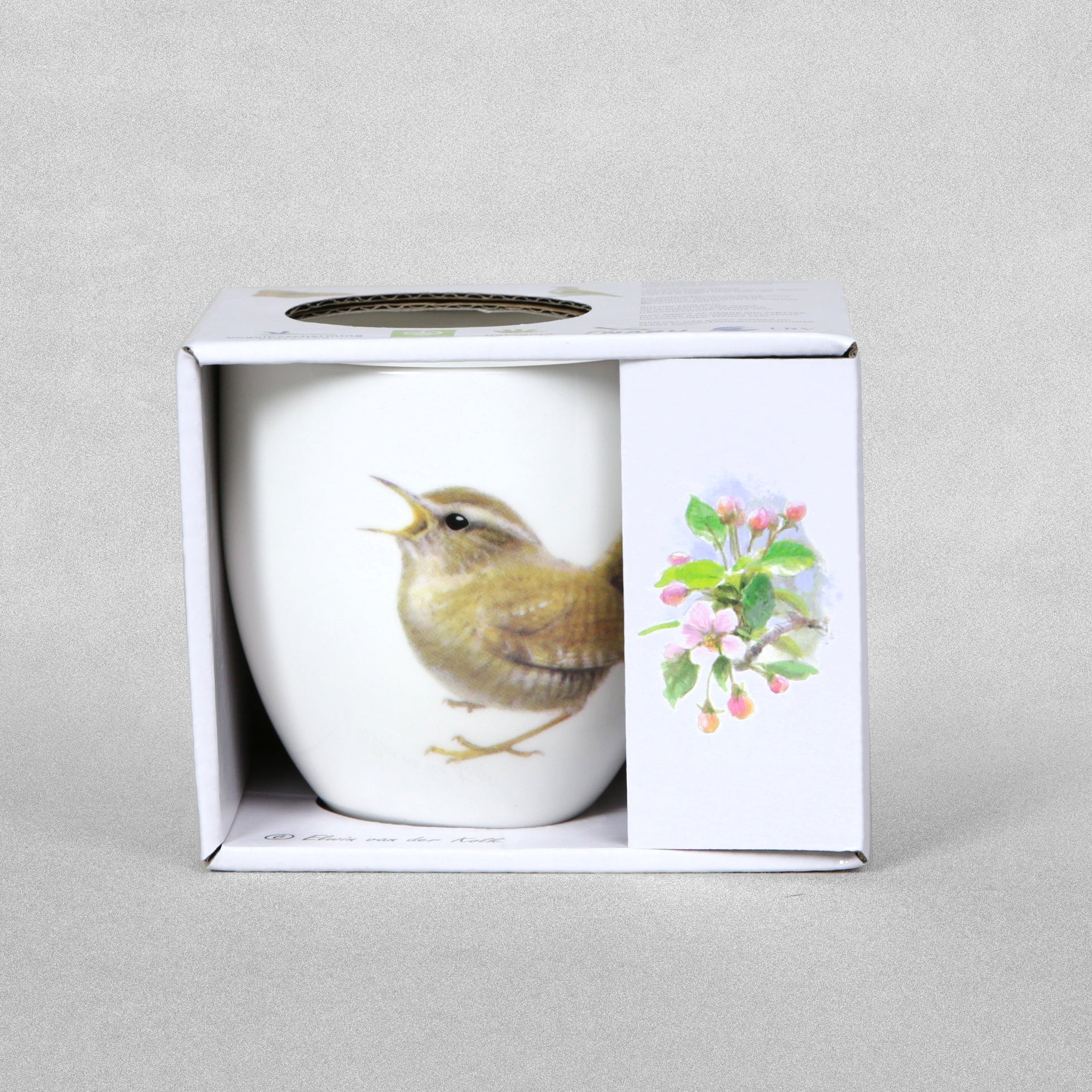 Porcelain Bird Mugs by Elwin van der Kolk