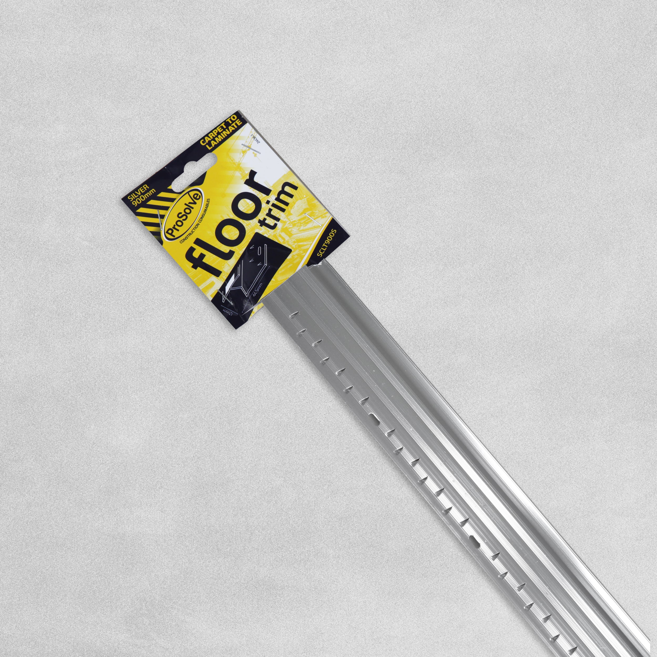 Carpet to Laminate Floor Trim - Silver 900mm