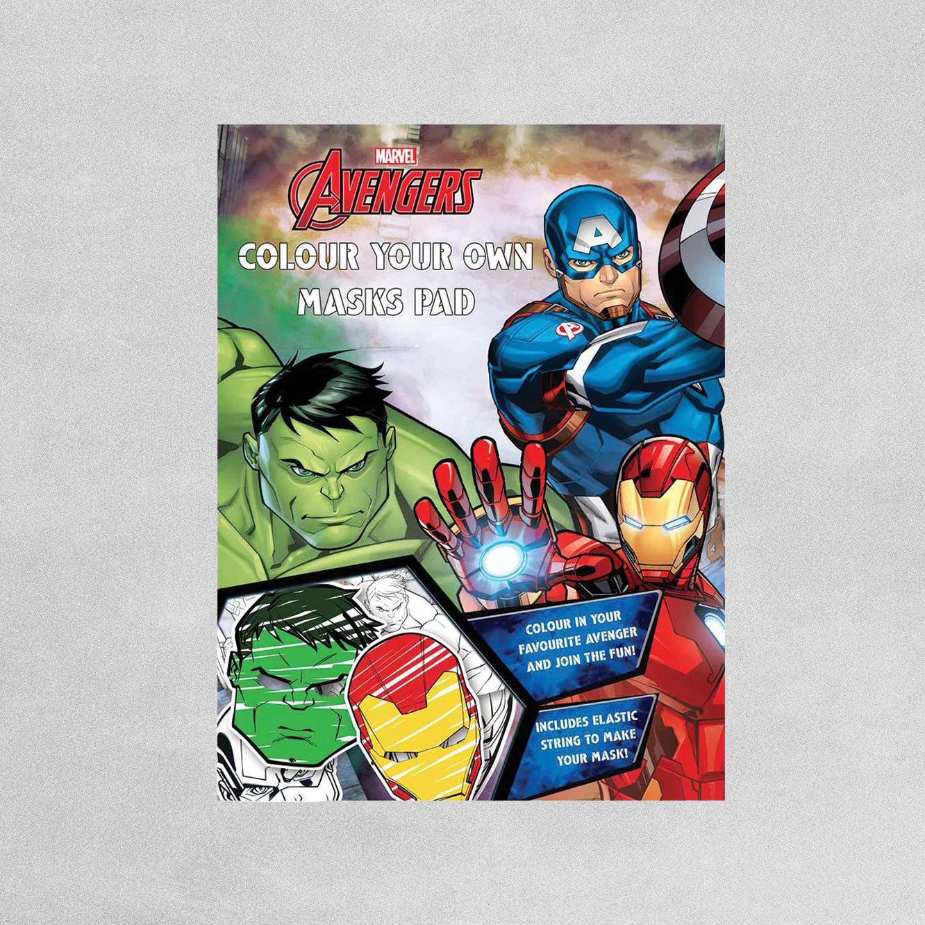 Marvel Avengers Colour Your Own Masks Activity Pad