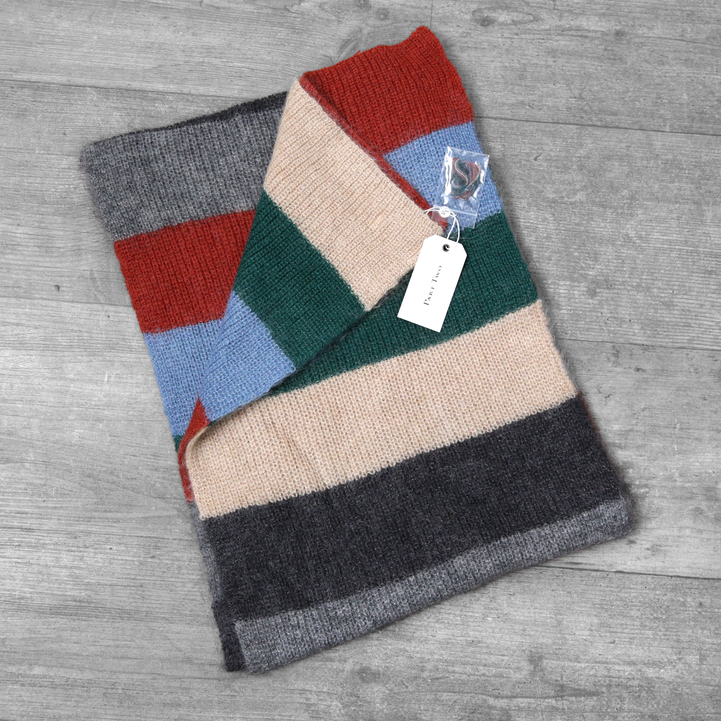 Super Soft Striped Scarf by 'Part Two'