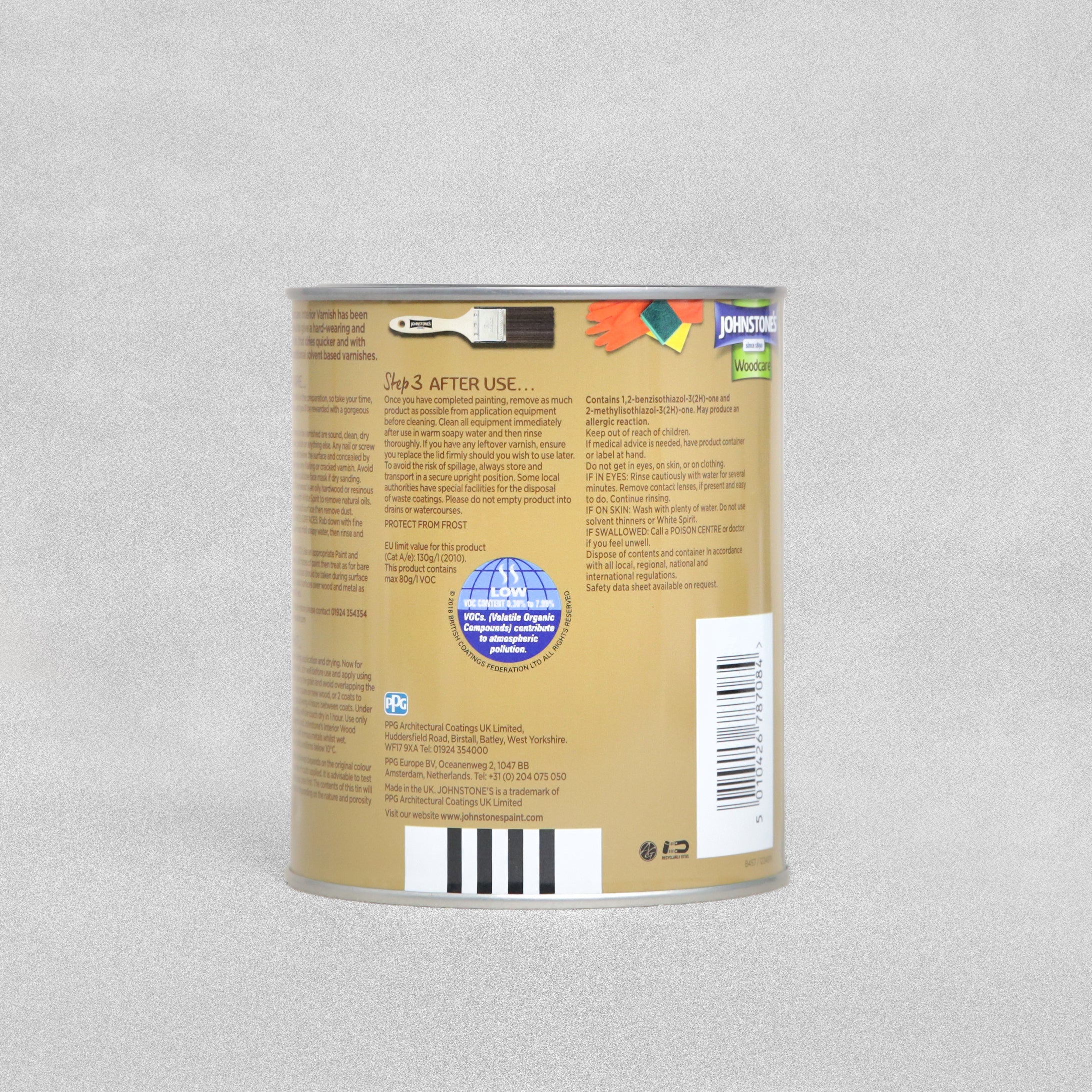 Johnstones Indoor Wood Varnish Satin - Clear - 750ml