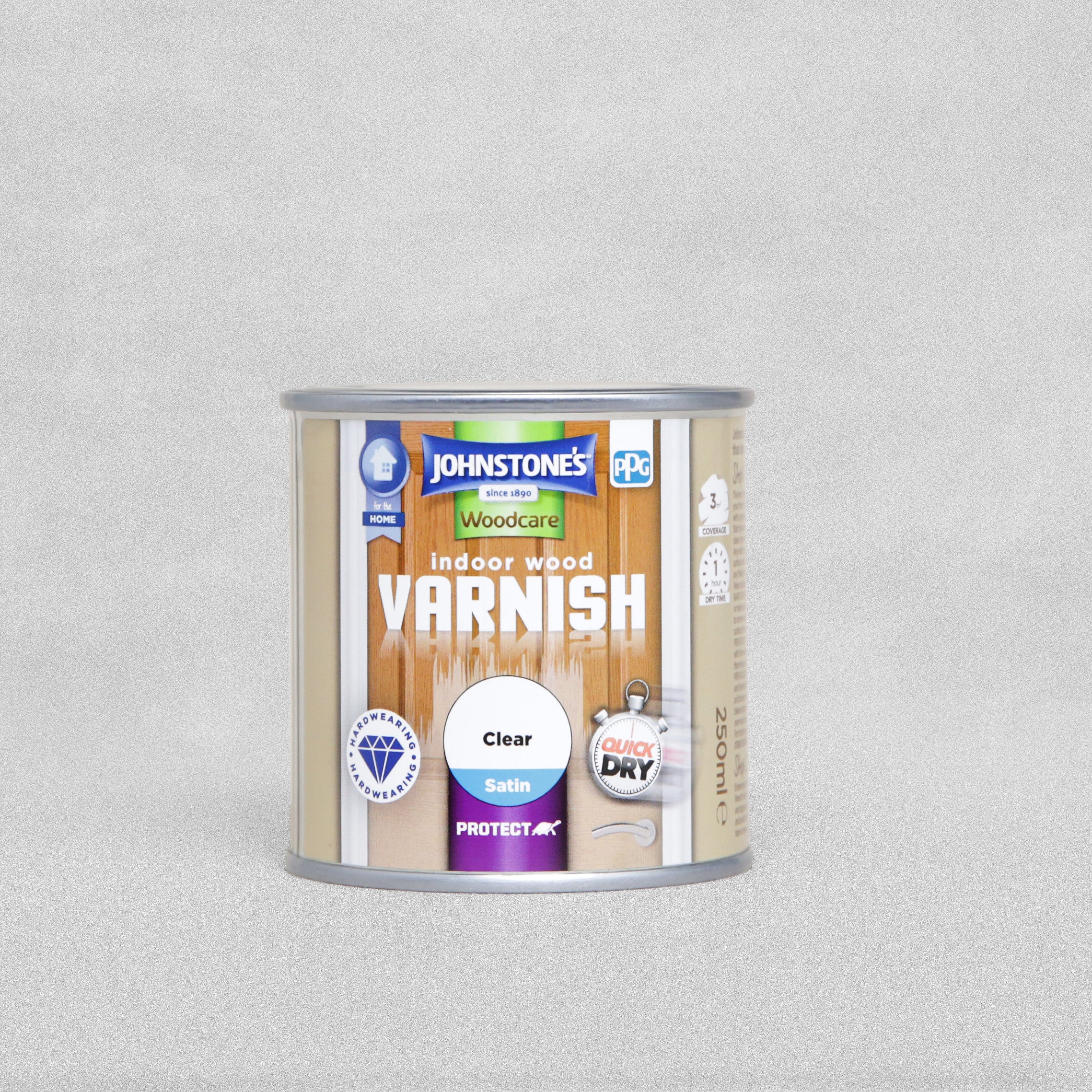Johnstones Indoor Wood Varnish Satin - Clear - 250ml