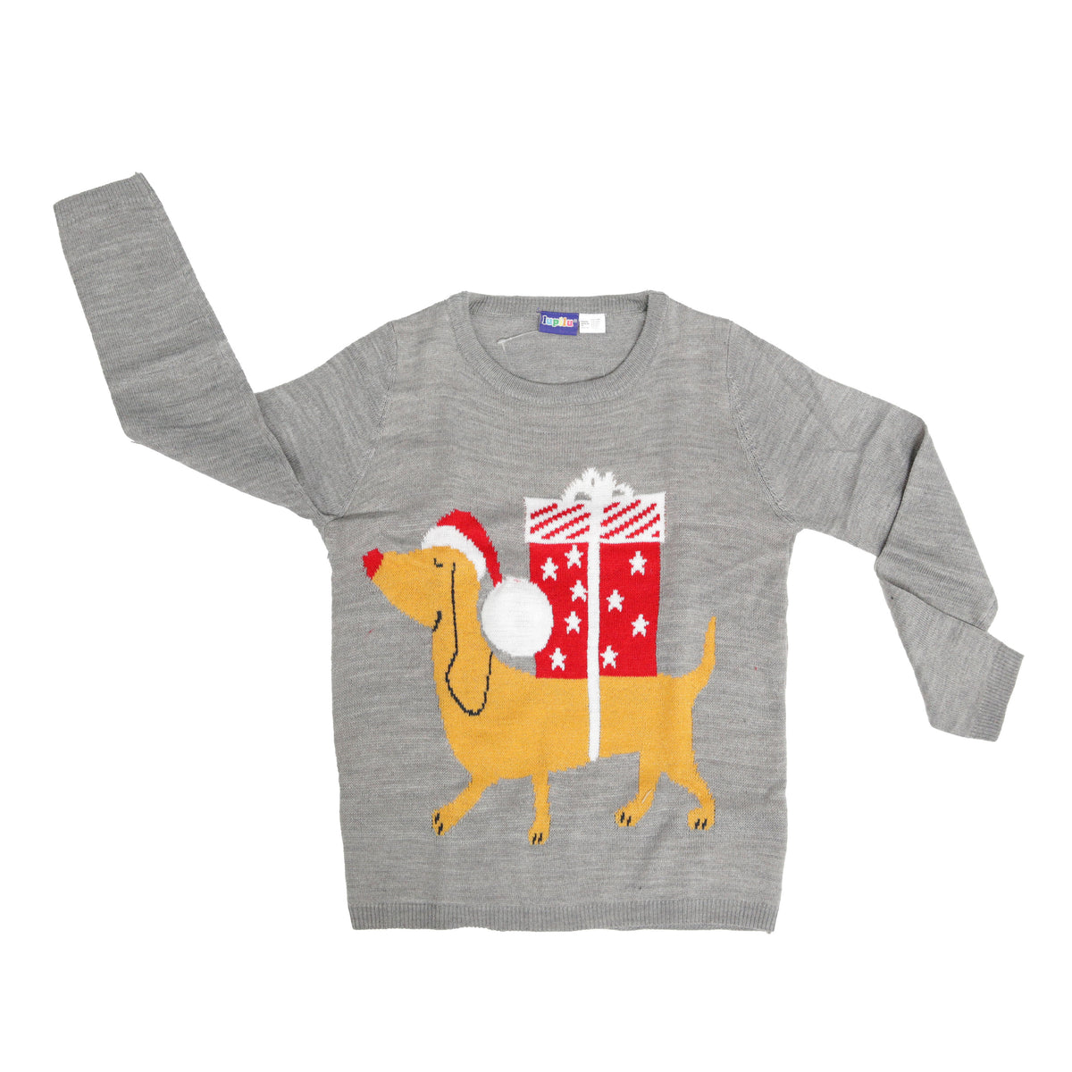 Kids Christmas Jumper - Sausage Dog - Various Sizes Available