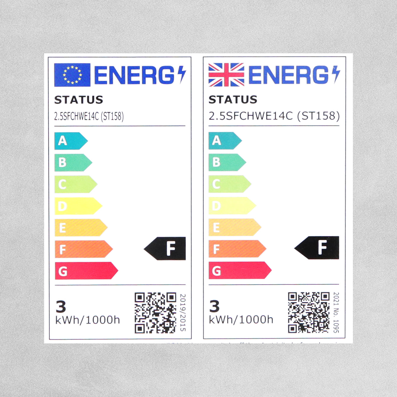 Status Filament LED Cookerhood Clear Bulb E14/SES 2w=25w - Warm White