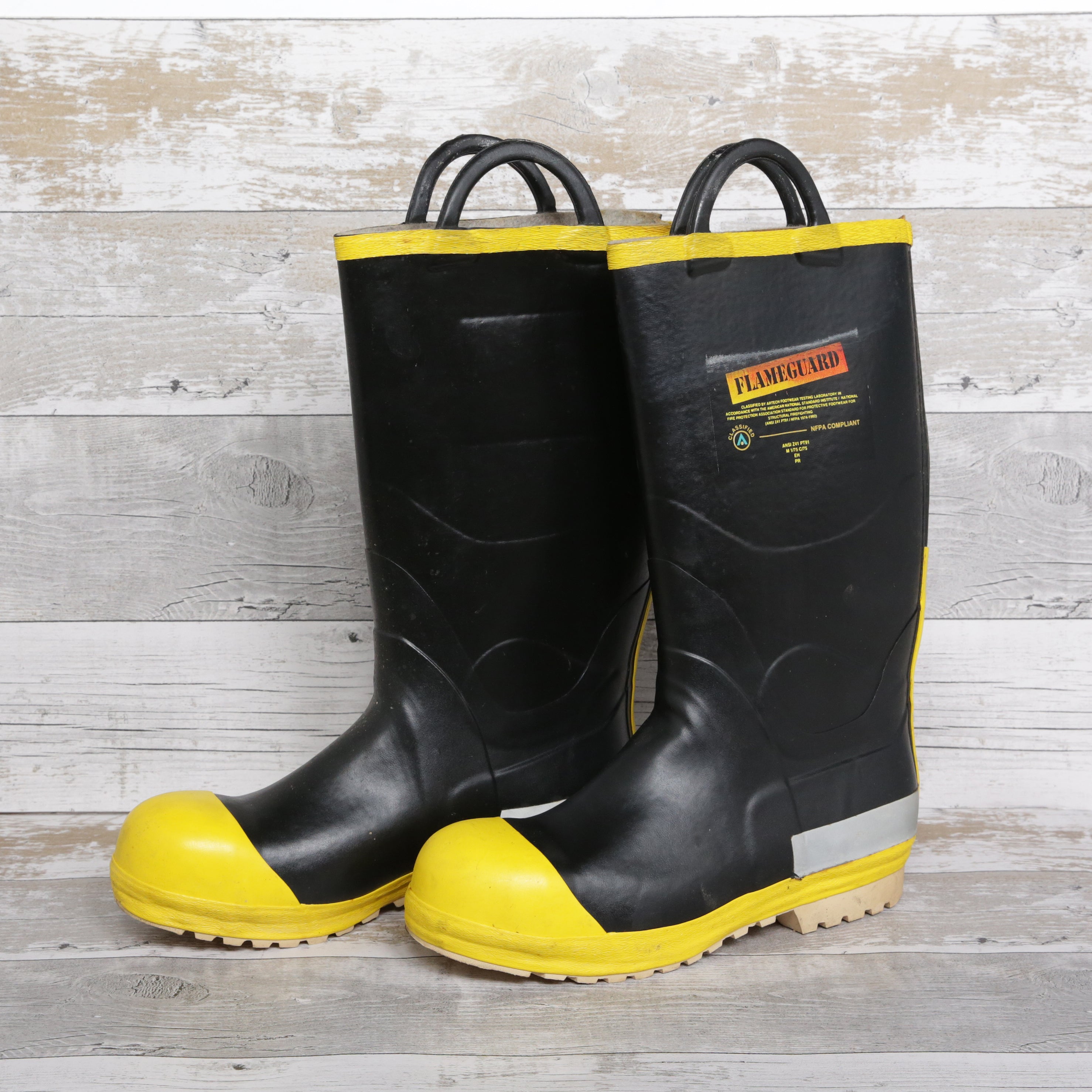 De-Branded Flameguard Safety Wellington Boots UK13