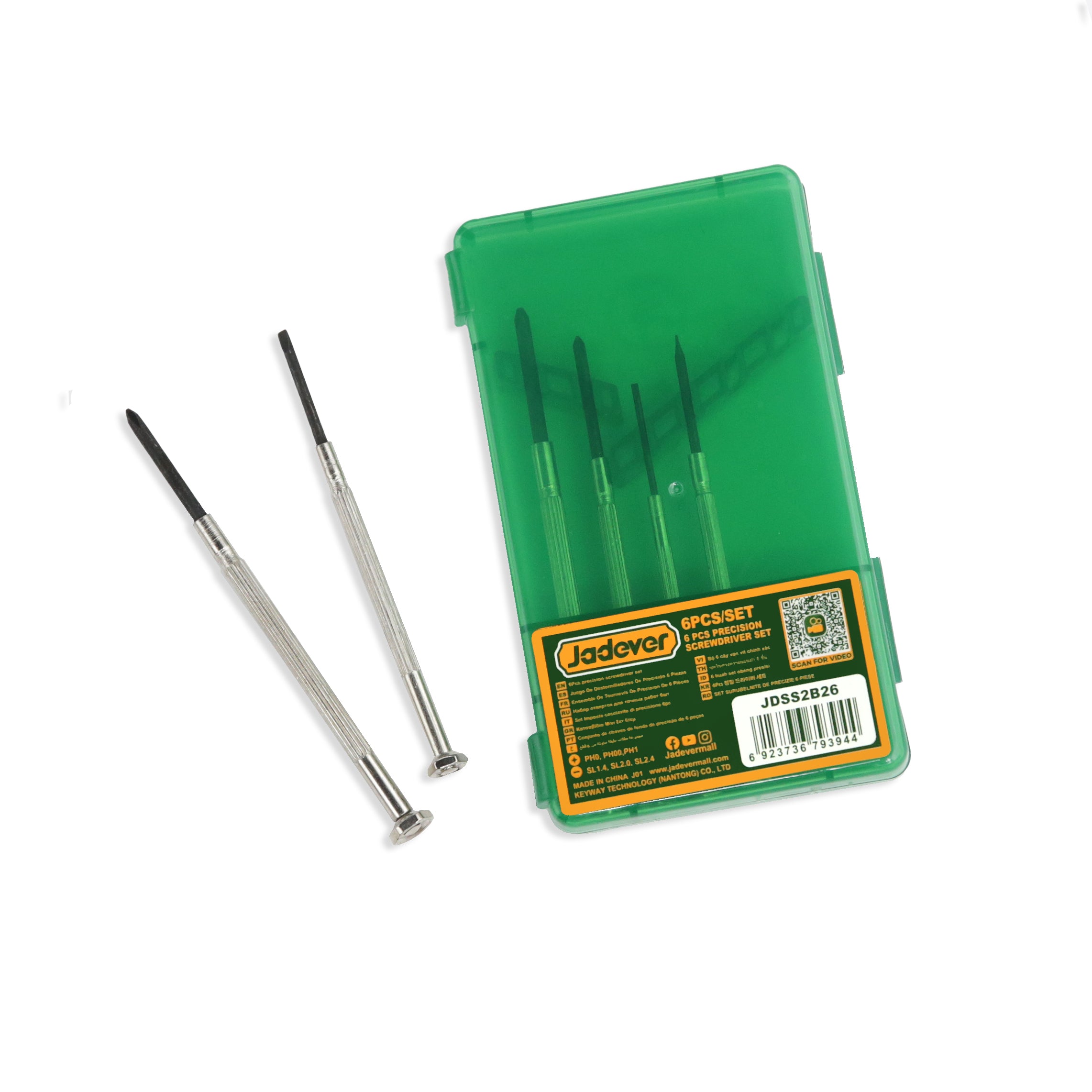 Jadever Precision Screwdriver Set - 6pcs