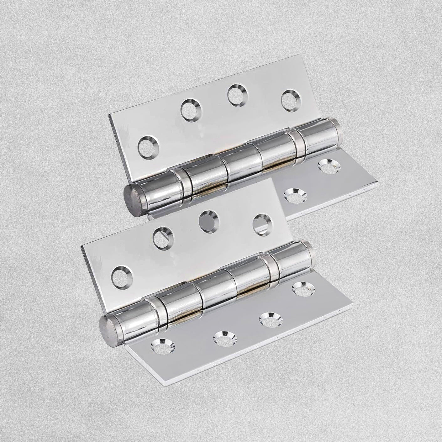 4" Satin Finished Twin Ball Race Hinges with Fire Rating 100 x 75 x 3mm - Pack of 2