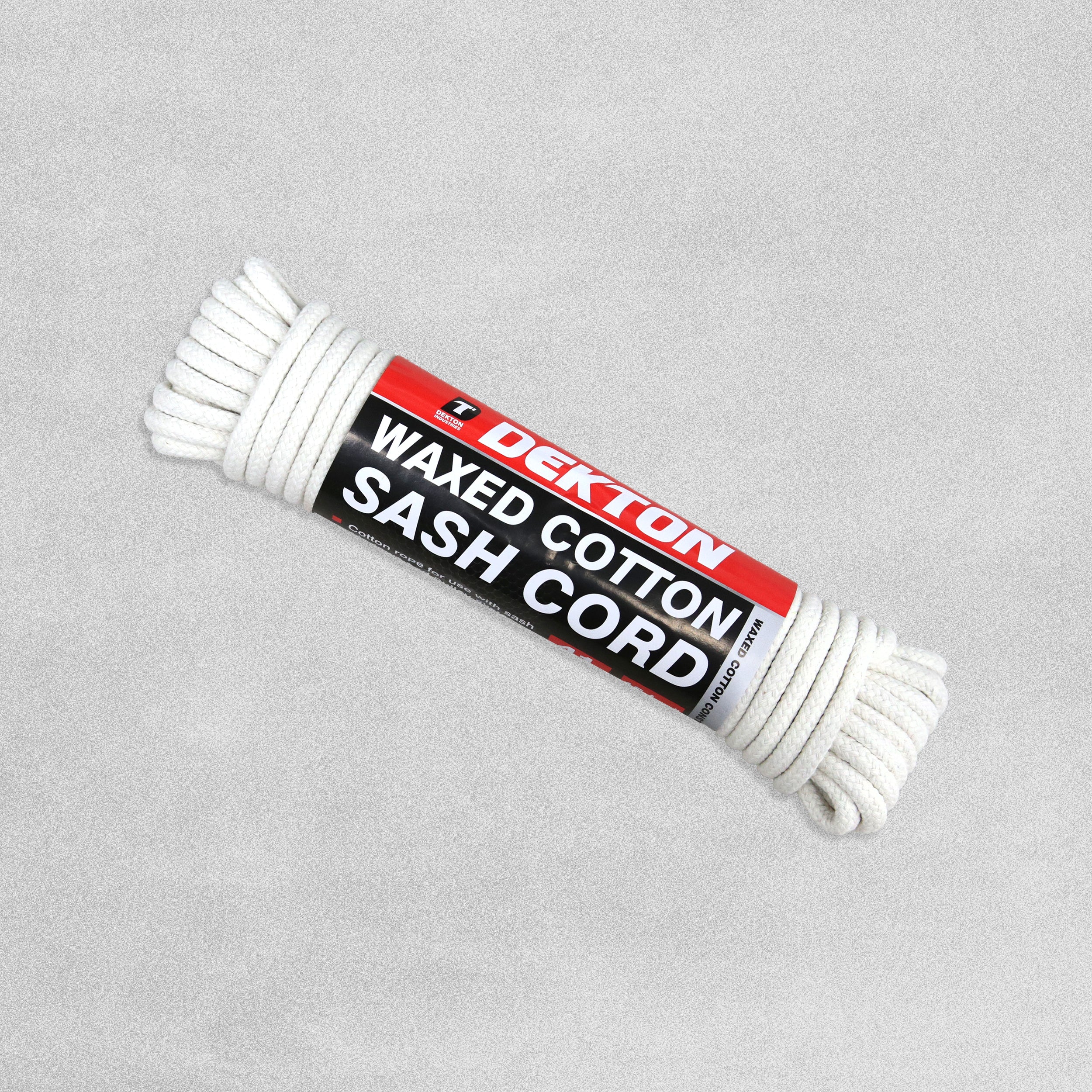 Dekton Waxed Cotton Sash Cord - 6mm x 12.5m