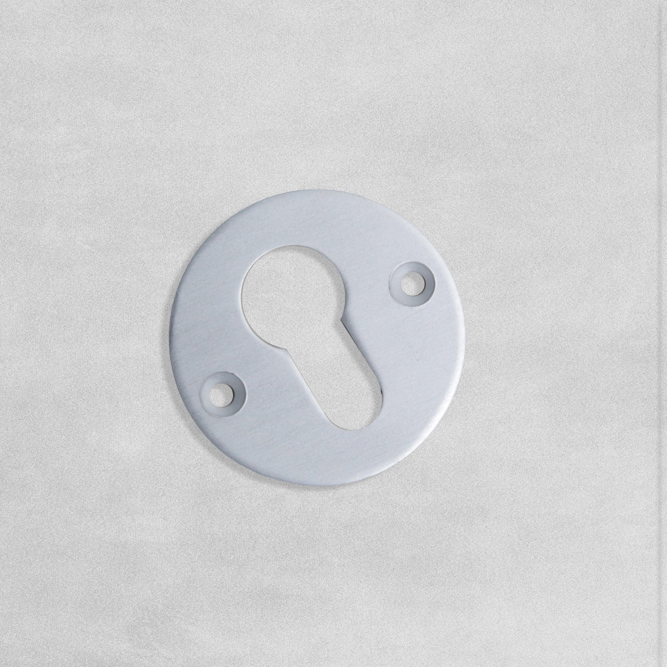 Silver Key Escutcheons - 2pcs
