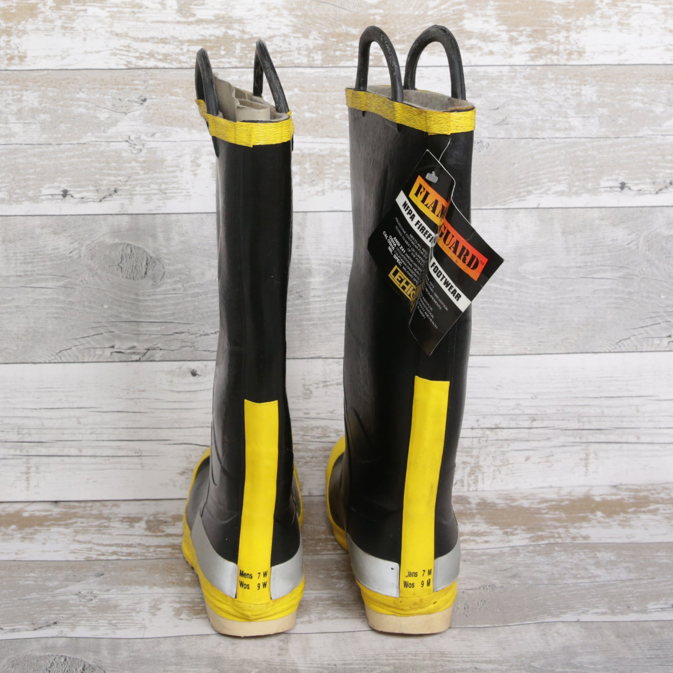 De-Branded Flameguard Safety Wellington Boots UK7