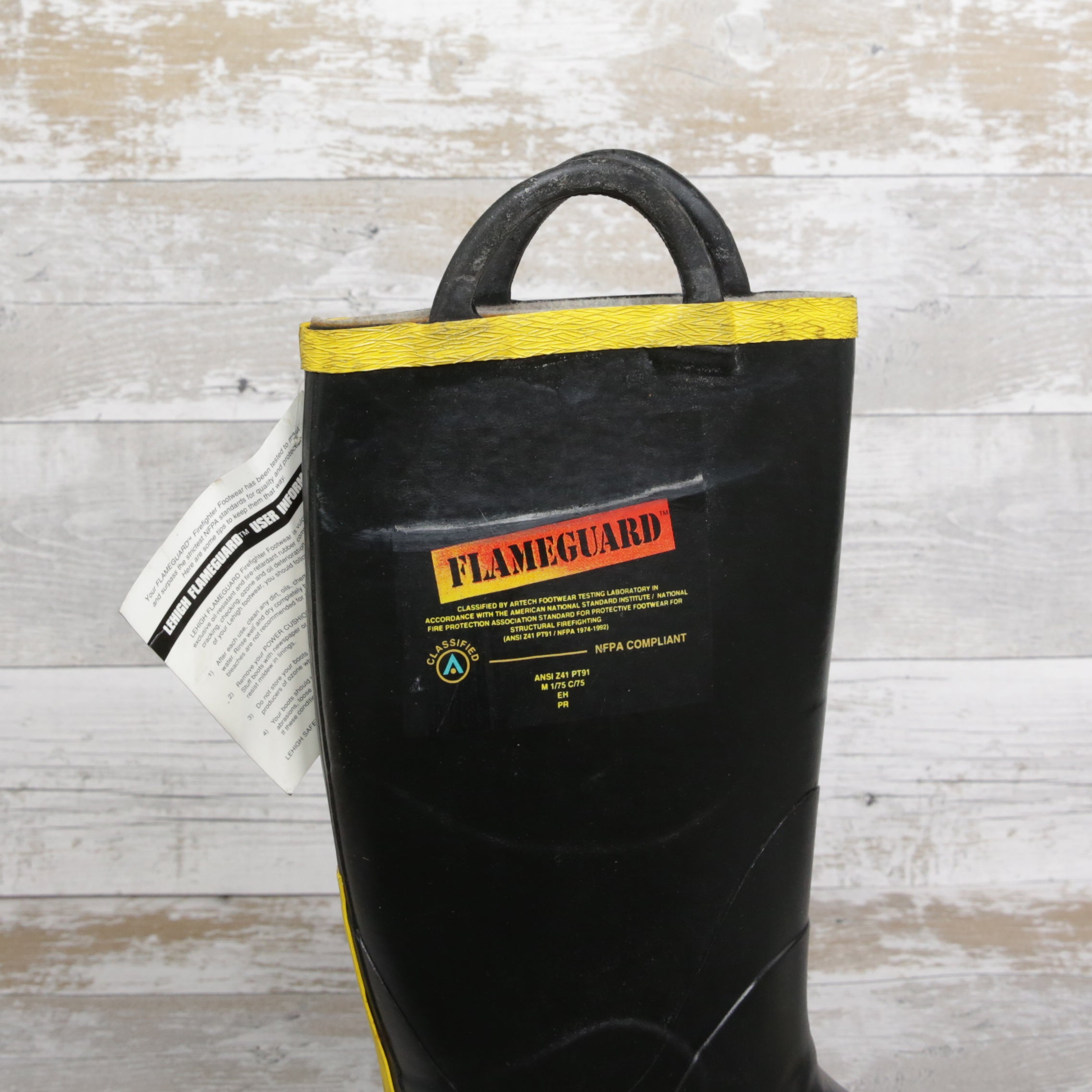 De-Branded Flameguard Safety Wellington Boots UK7