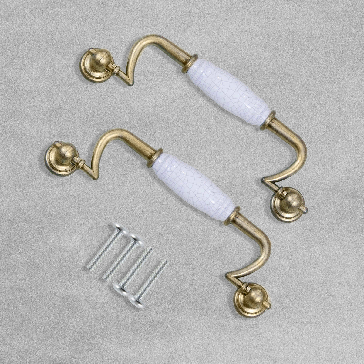 Florence Crackle Bronze Drop Handle