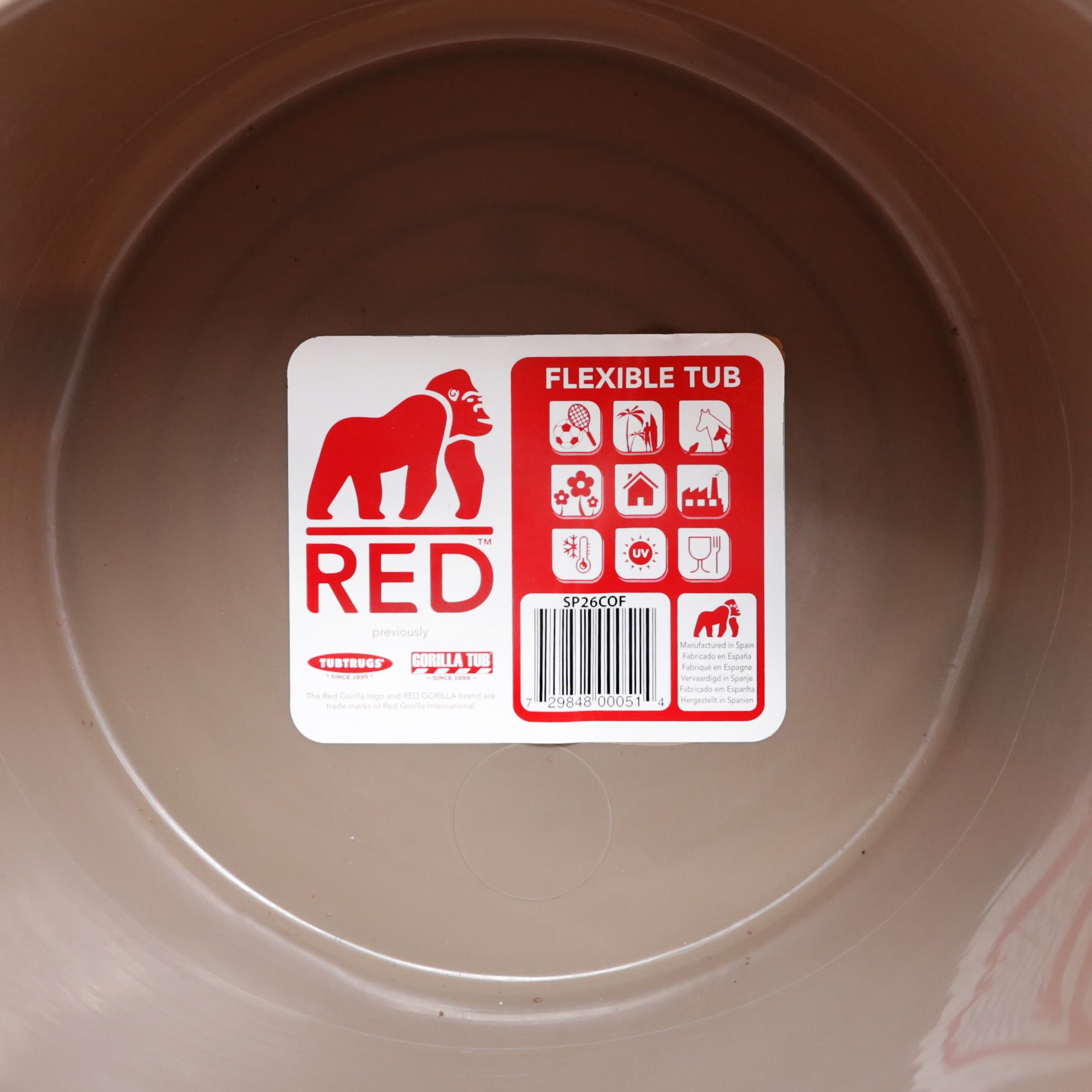 Medium Gorilla Tub - 26L - Coffee