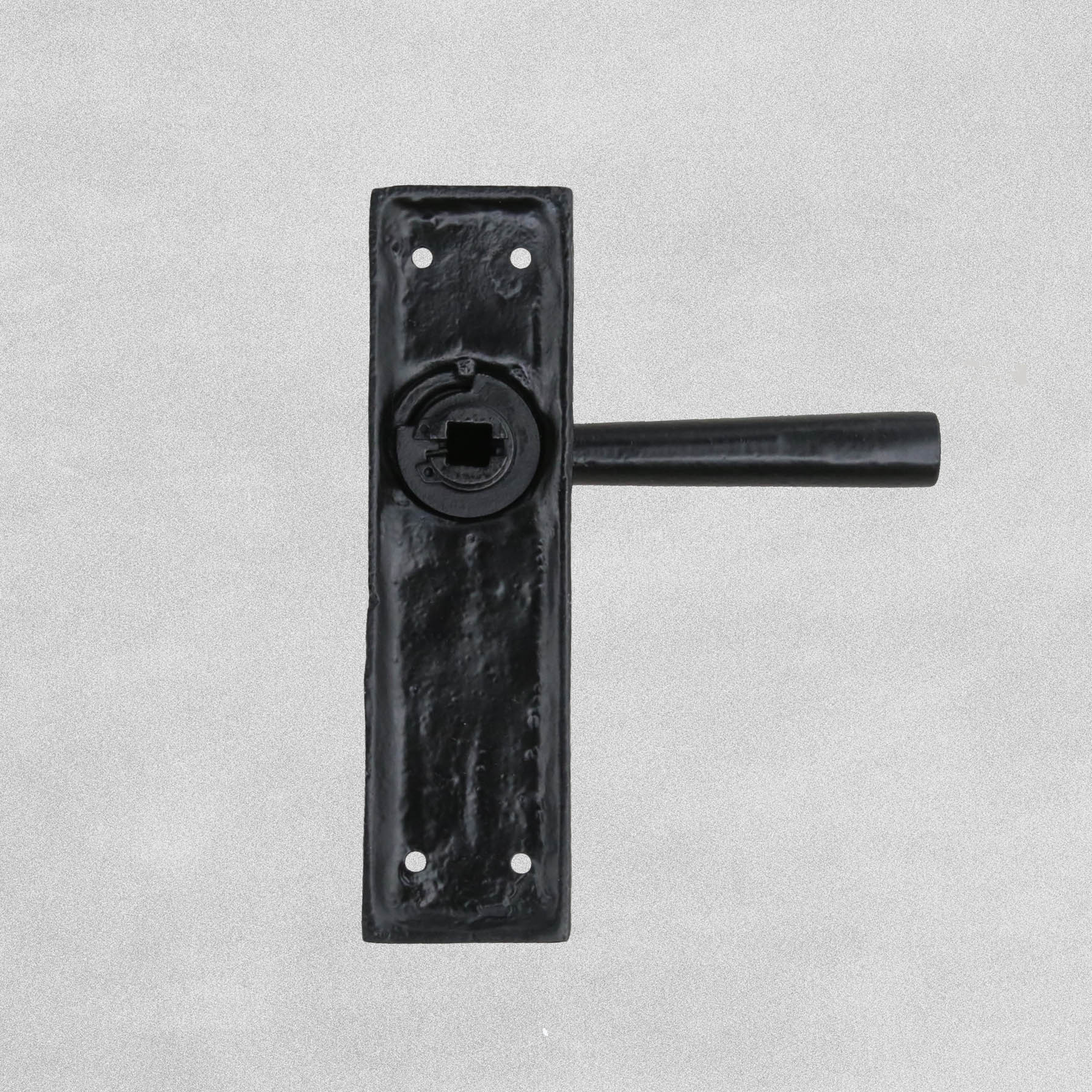 Antique Canterbury Suite Black Lever Set Lever Latch