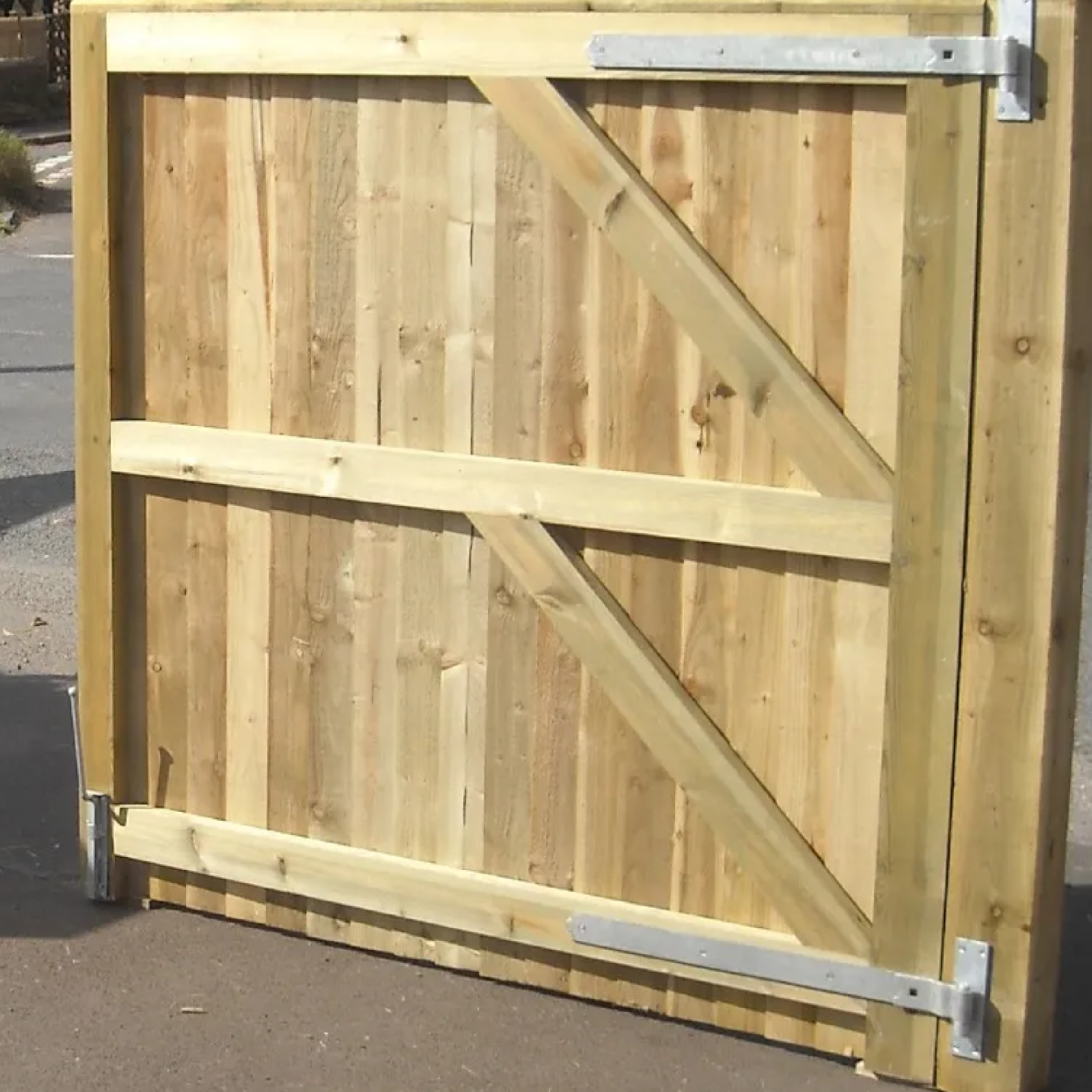 Cranked Folded Eye Band Galvanised on Plate Heavy Duty 510mm / 20" Pair