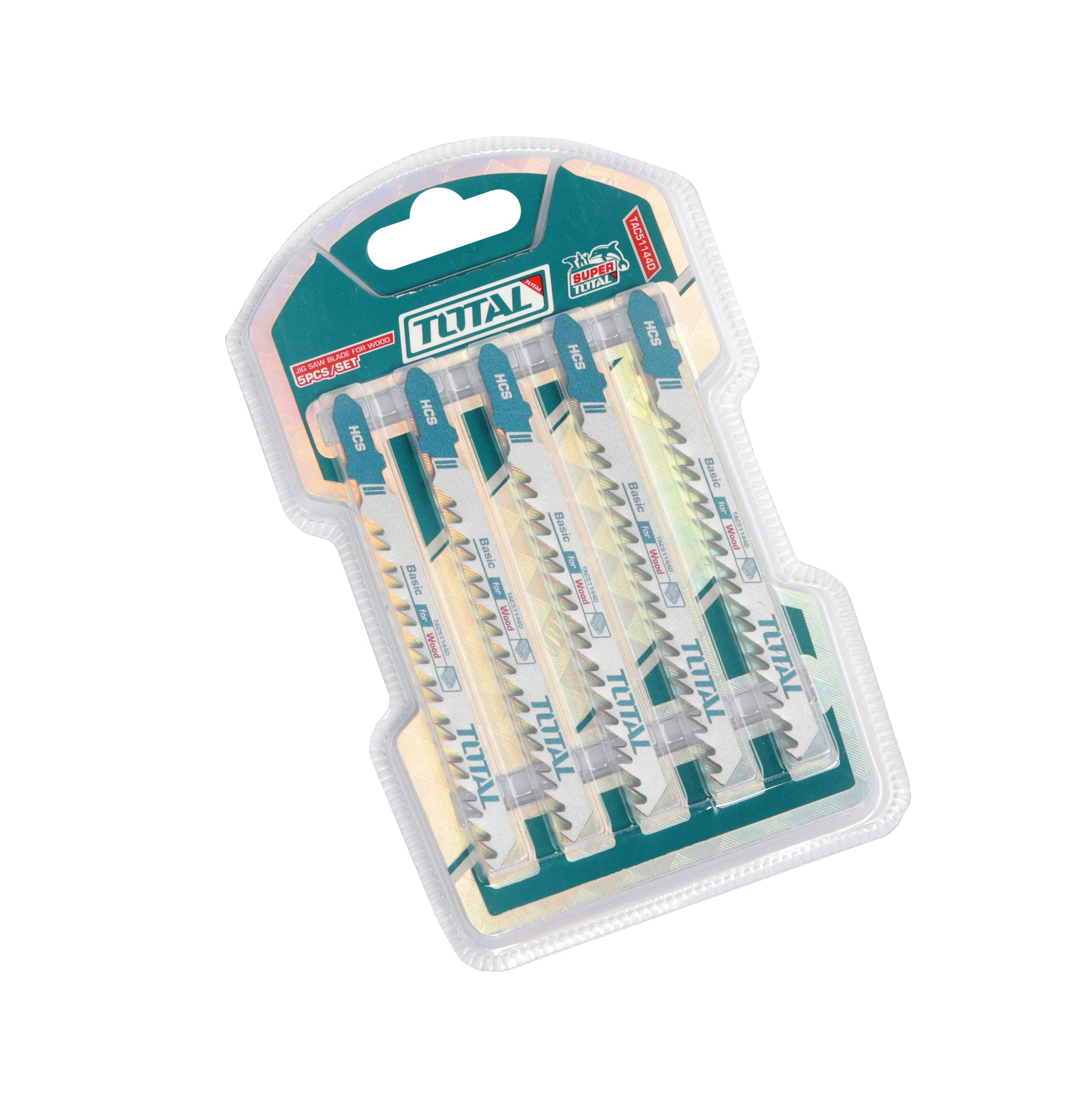 Total Jig Saw Blades for Wood - 5pcs - TAC51144D