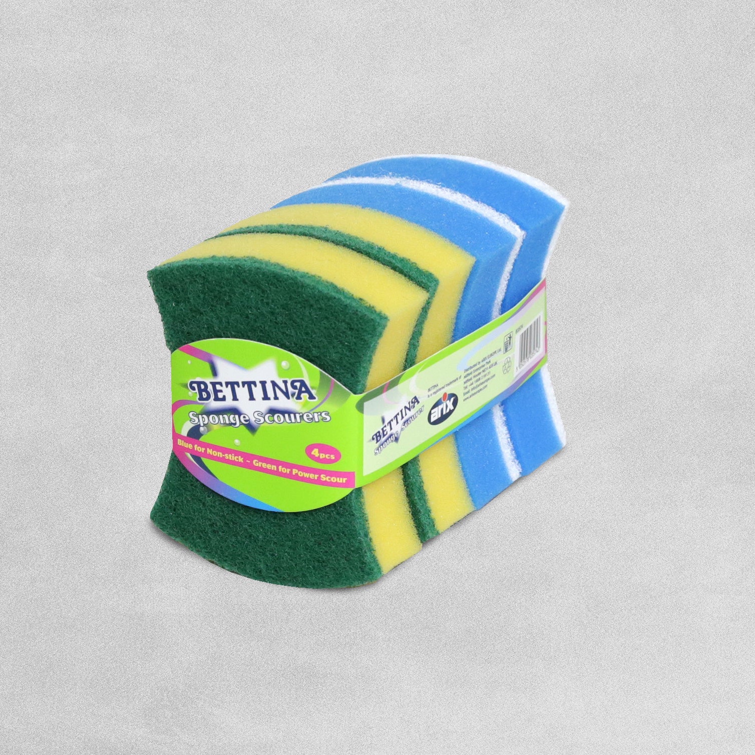 Bettina Butterfly Sponge Scourers - 4pcs