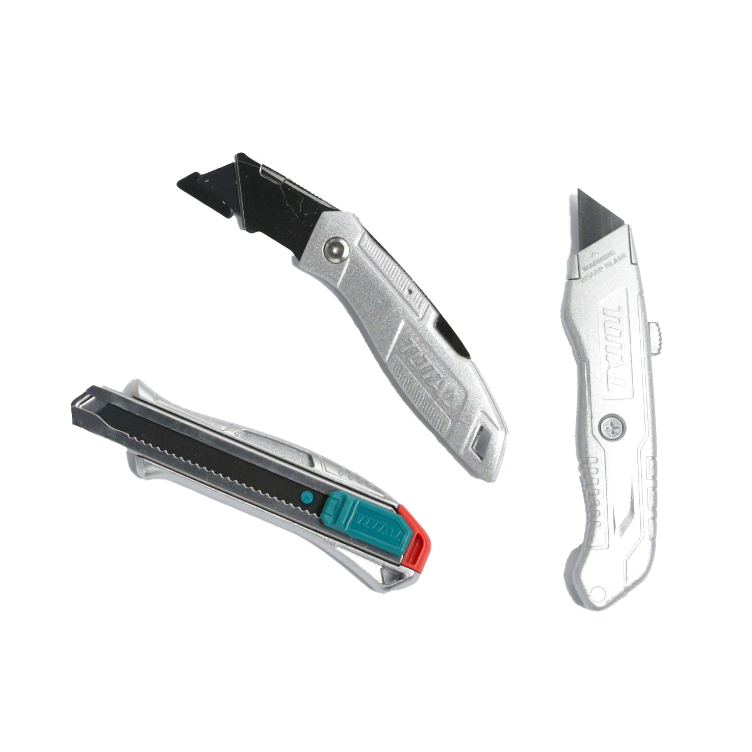 Total Measuring Tape and Utility Knife Set - 10pcs - TOS23036