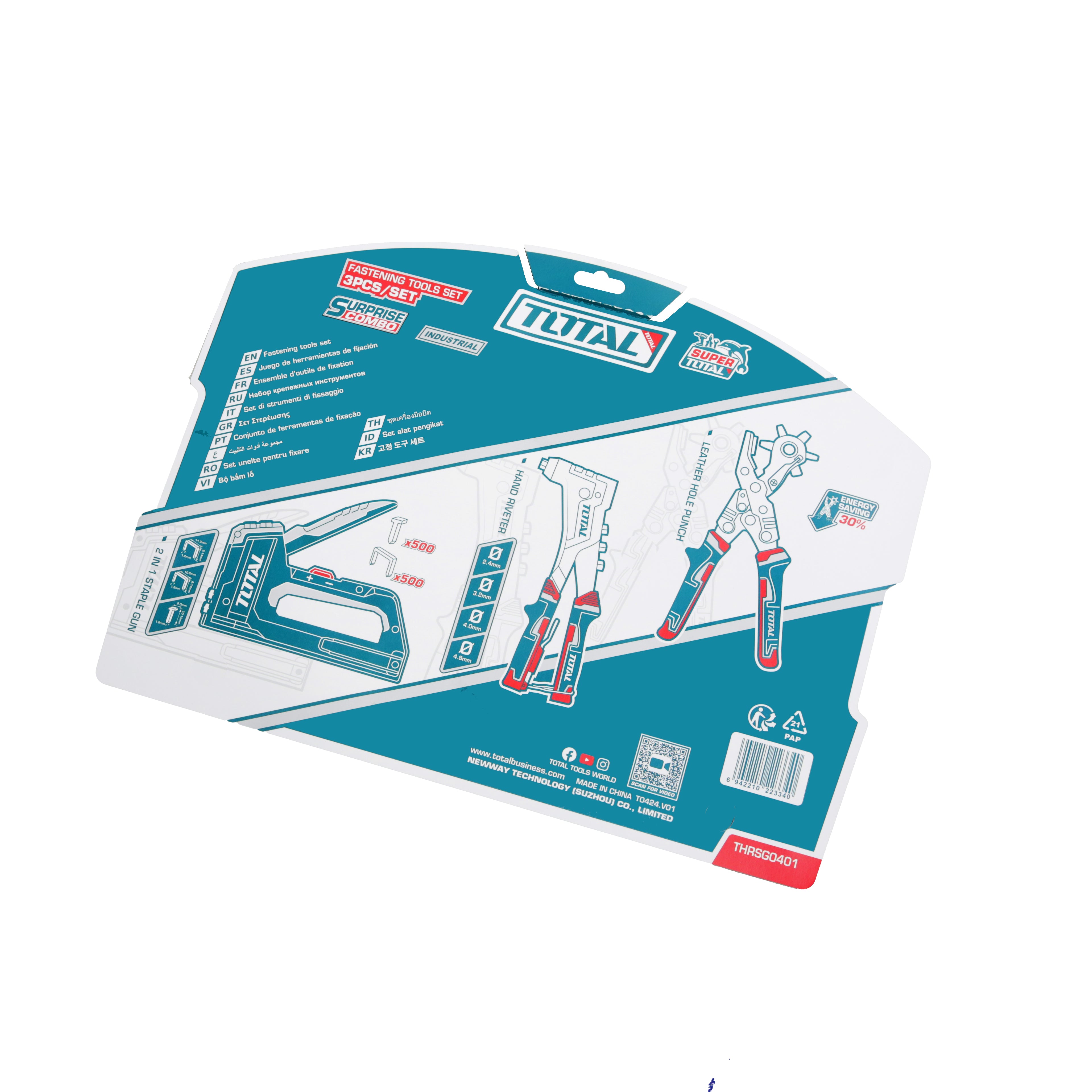 Total Fastening Tools Set - 3pcs - THRSG0401