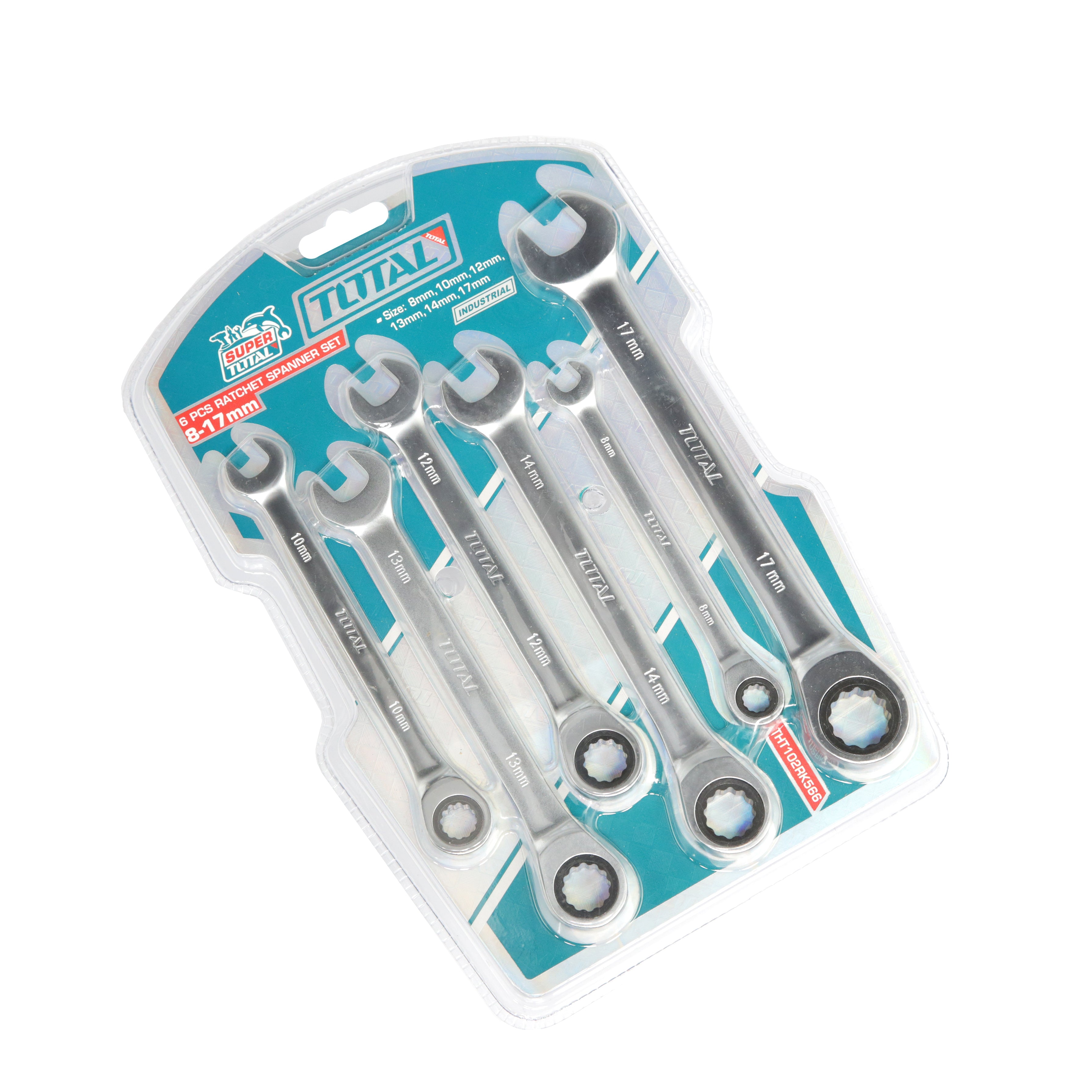 Total Ratchet Spanner Set - 6pcs - THT102RK566