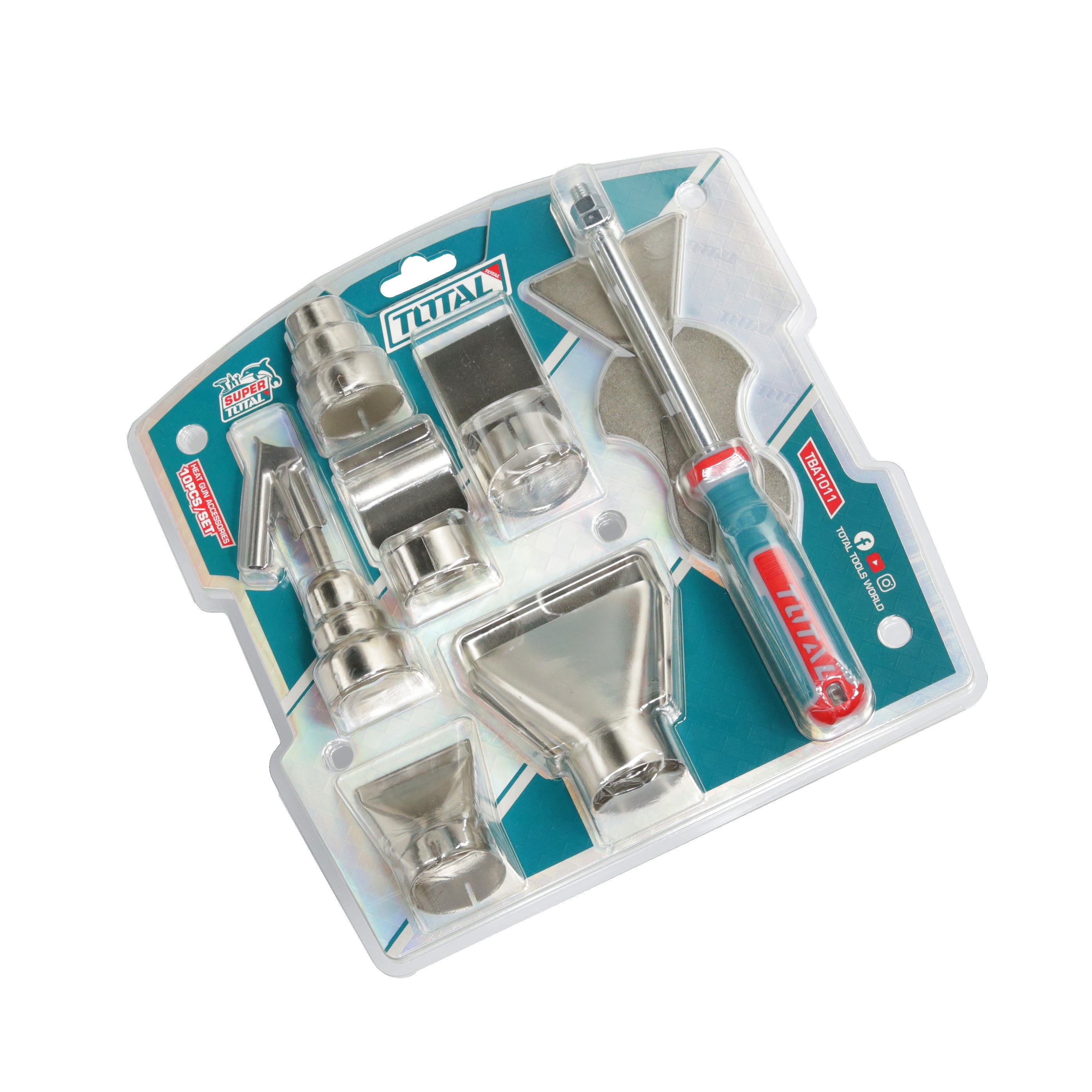 Total Heat Gun Accessories Set - 10pcs - TBA1011