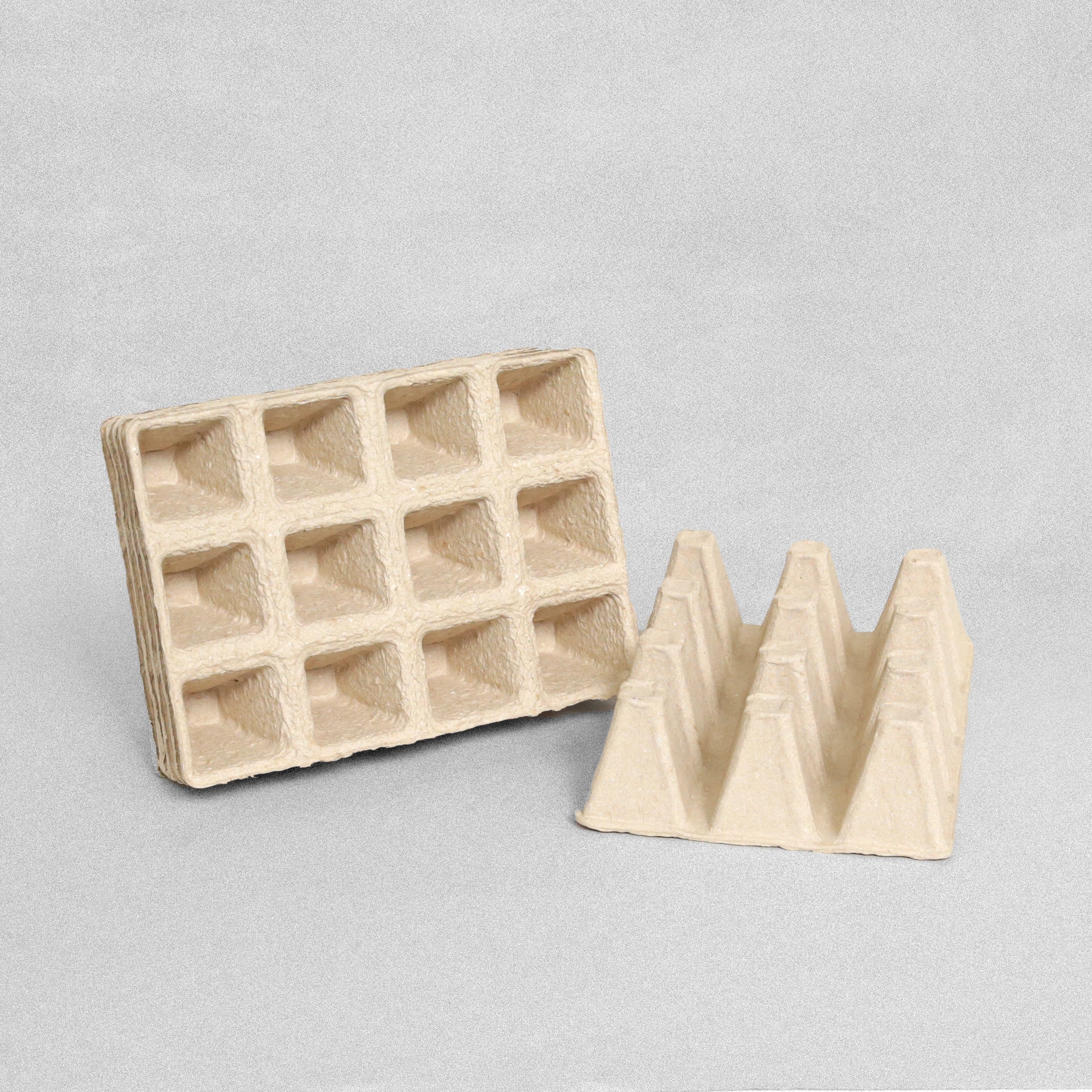 Square Seedling Trays - 6pcs