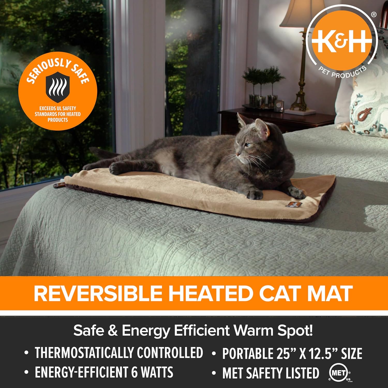 K&H Thermo-Kitty Heated Pet Mat