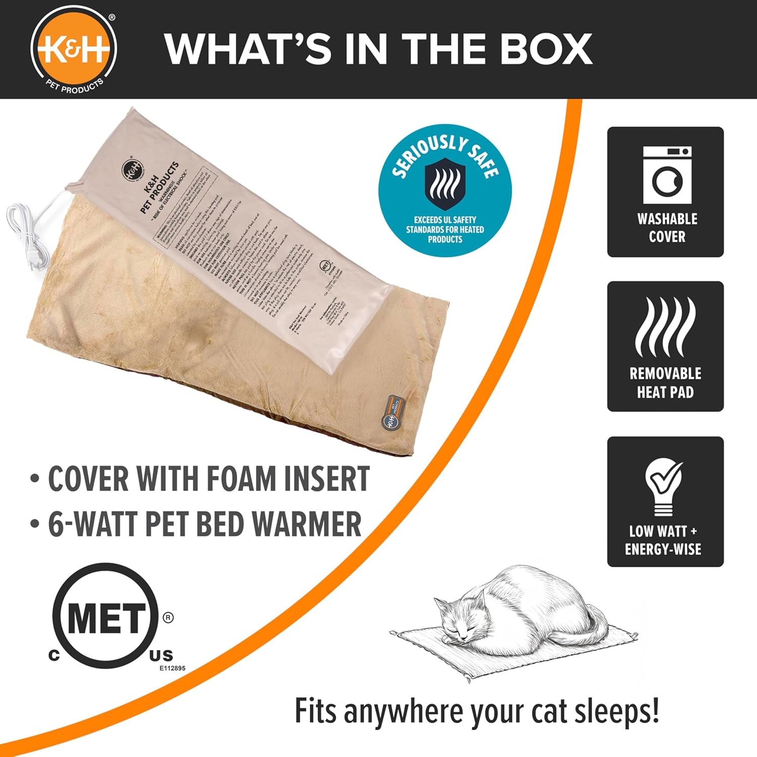 K&H Thermo-Kitty Heated Pet Mat