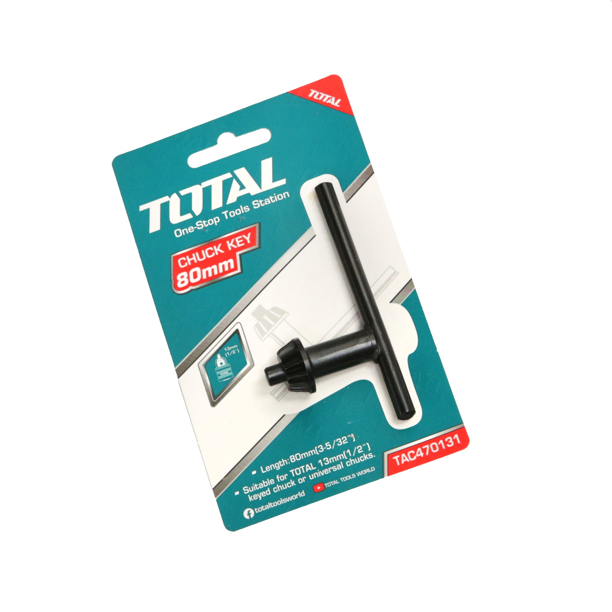 Total Chuck Key - 80mm - TAC470131