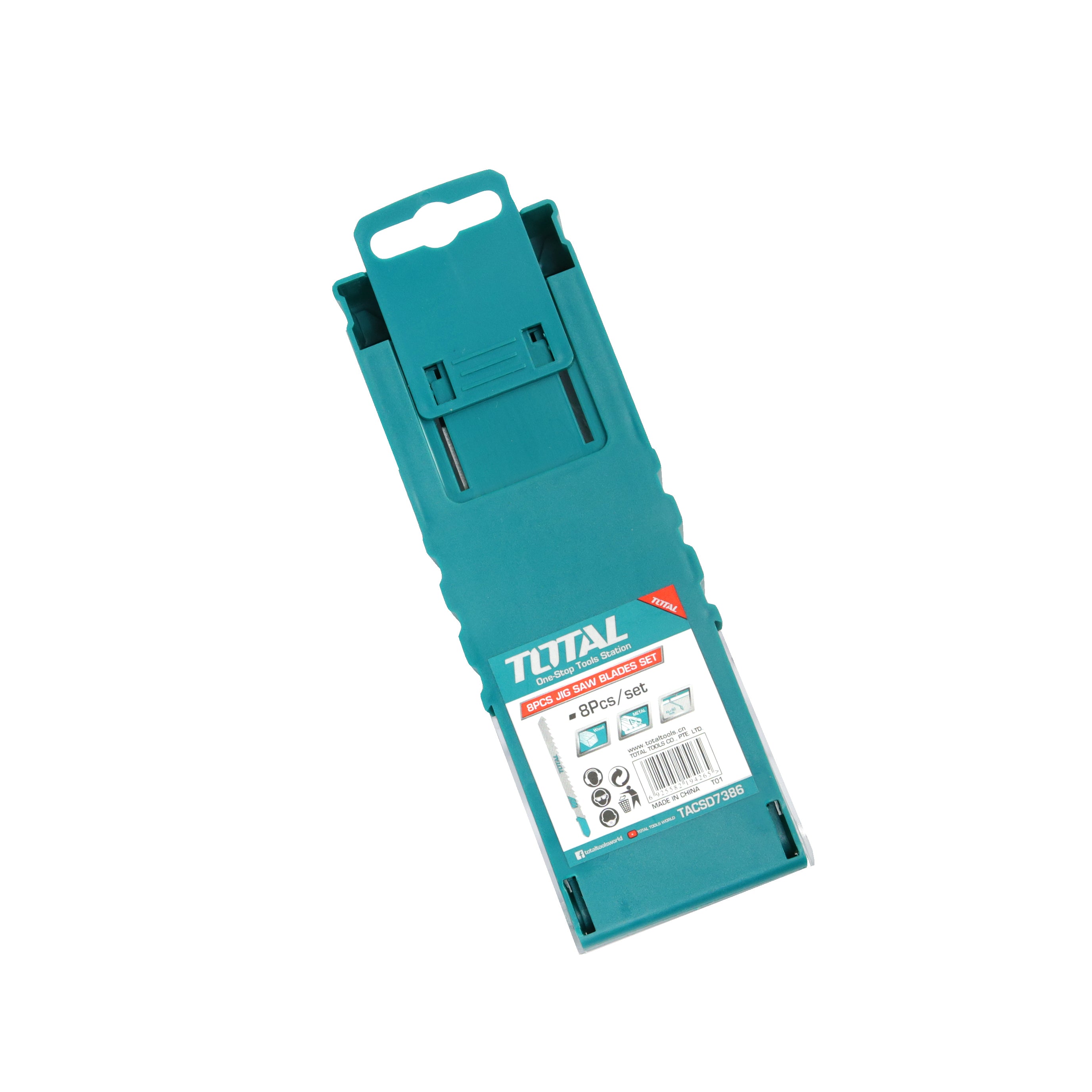 Total Jig Saw Blades Set - 8pcs - TACSD7386