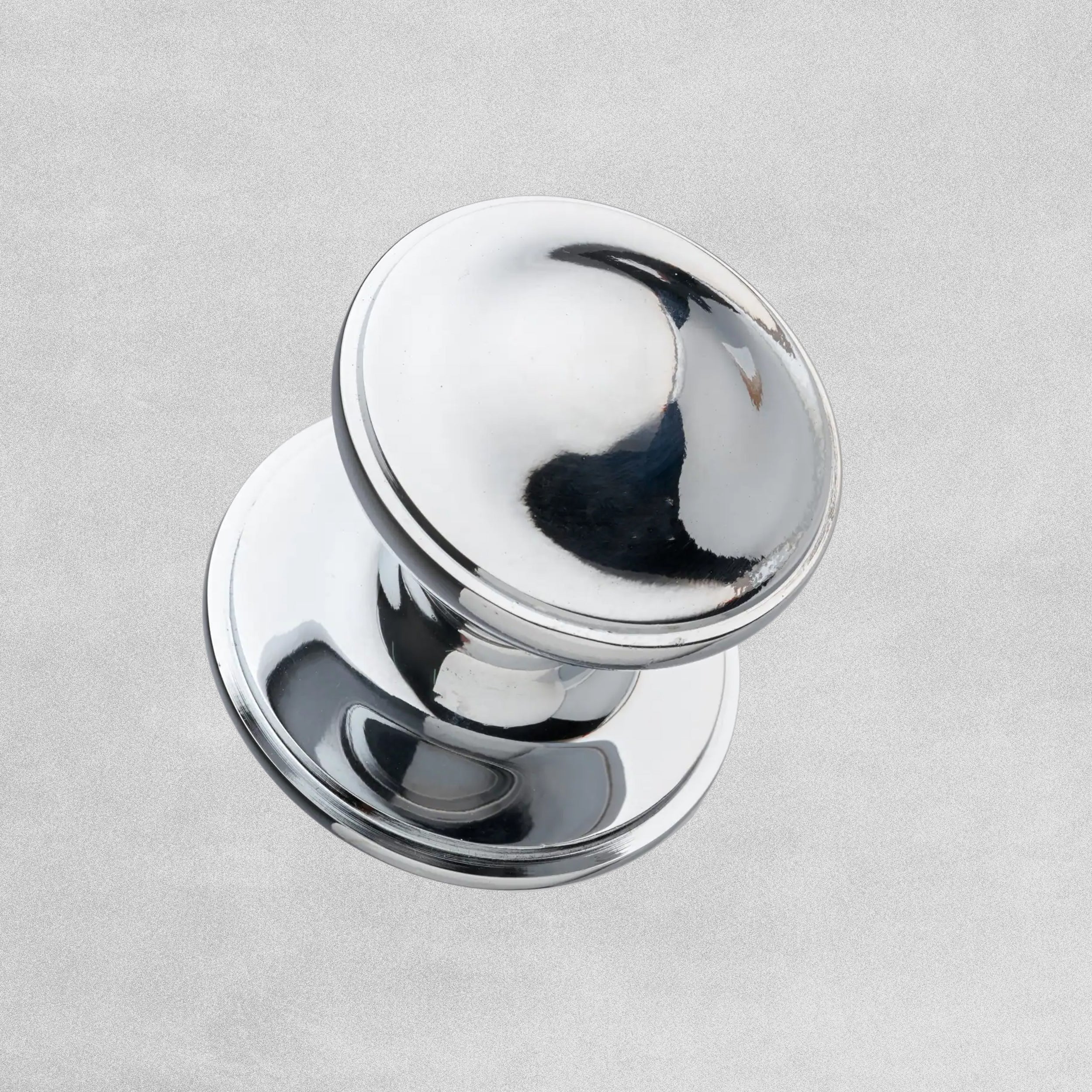 Sandleford - Round Centre Door Knob Polished Chrome 77mm Base