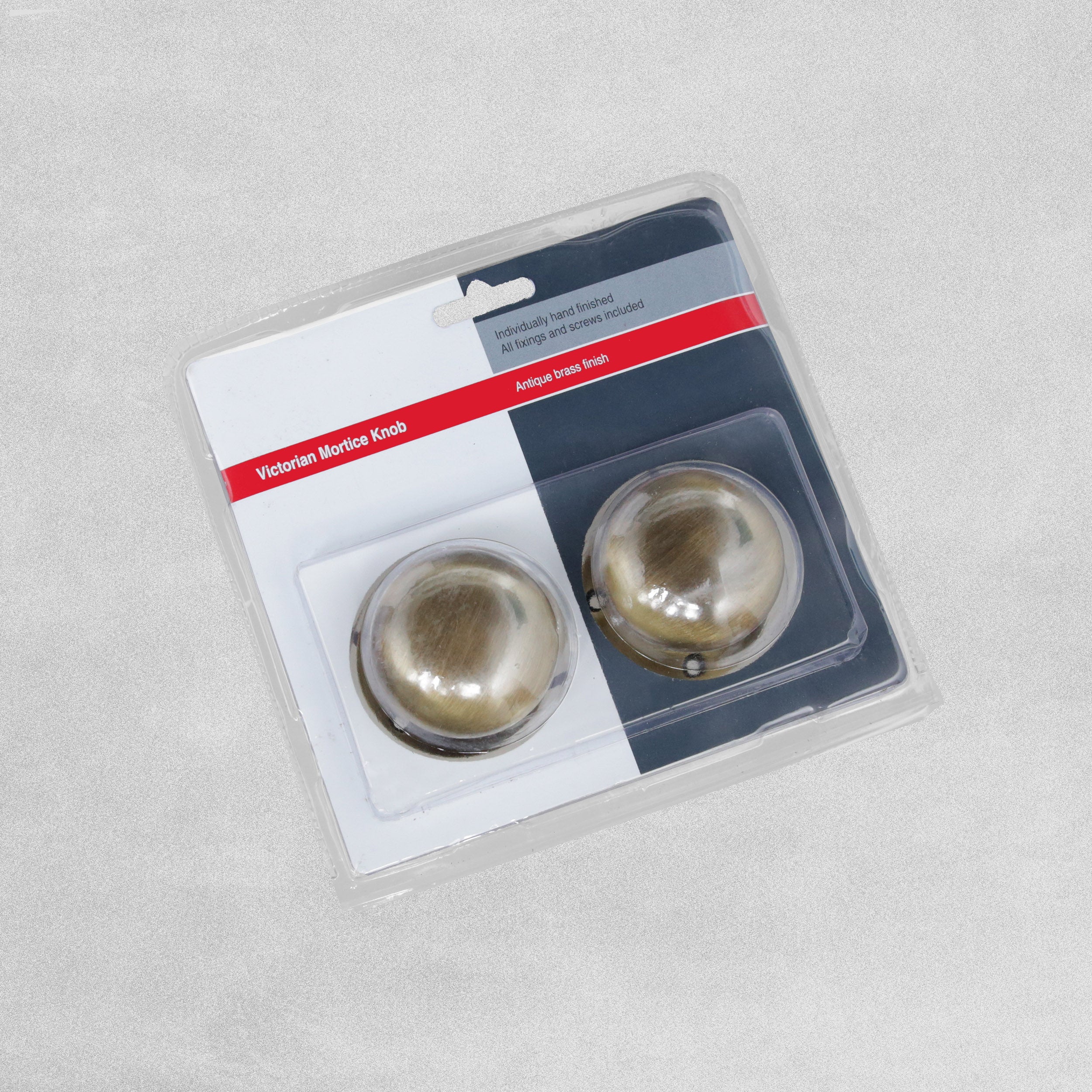 Sandleford Victorian Mortice Knob Pair - Antique Brass Finish