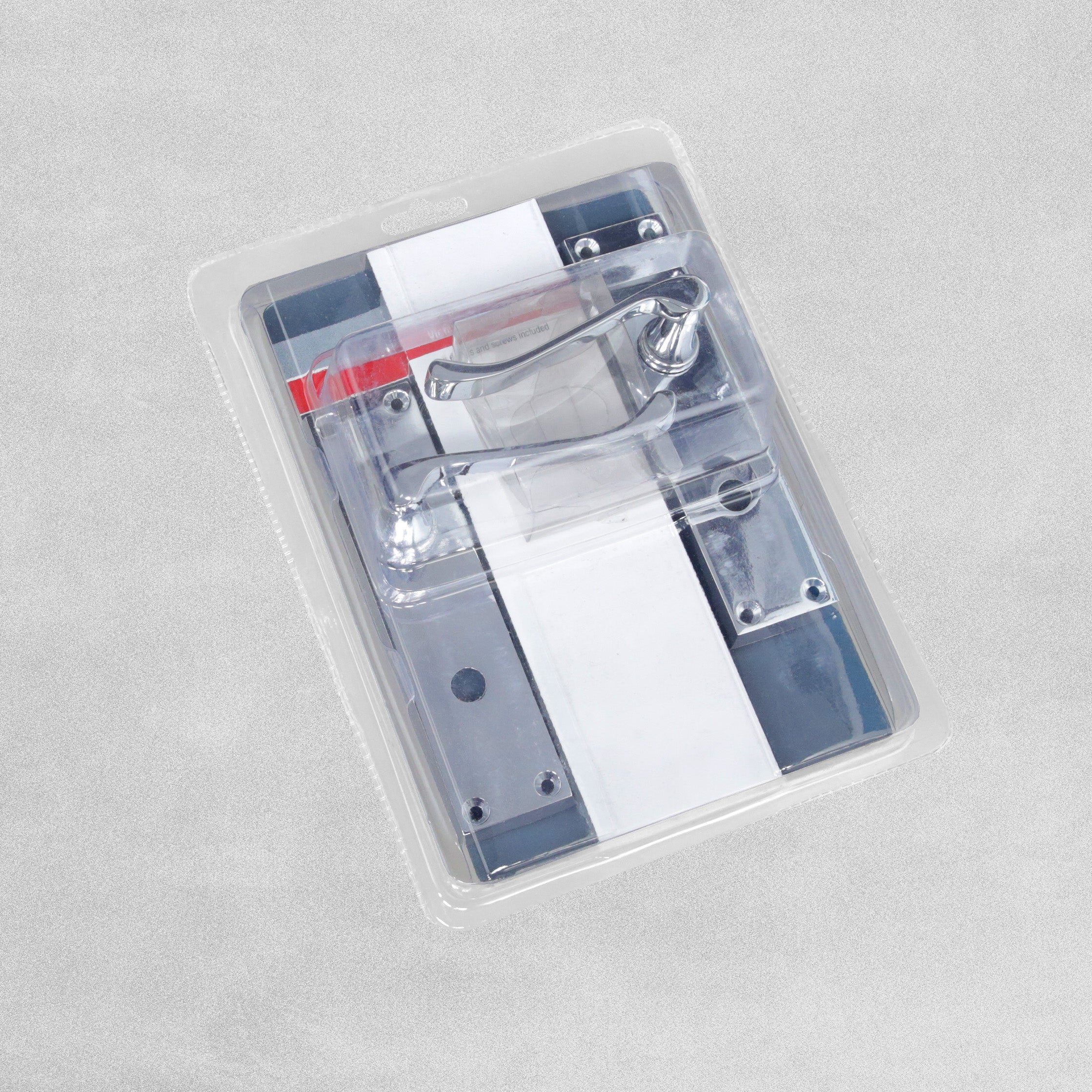 Sandleford Victorian Scroll Privacy Set - Polished Chrome