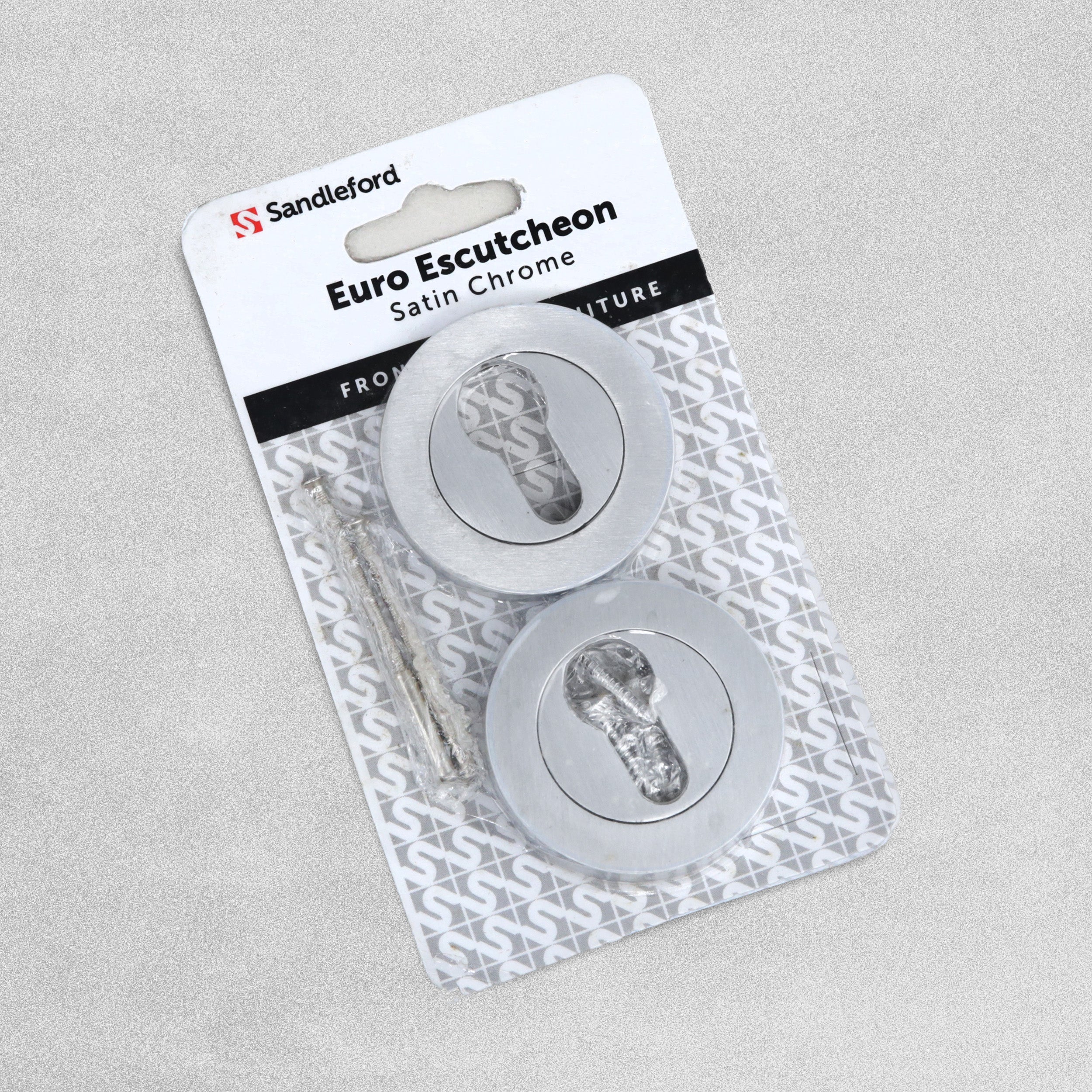Sandleford Euro Escutcheon - Satin Chrome