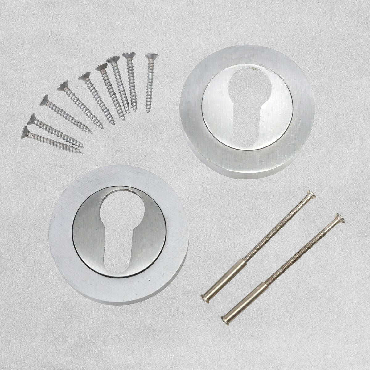 Sandleford Euro Escutcheon - Satin Chrome