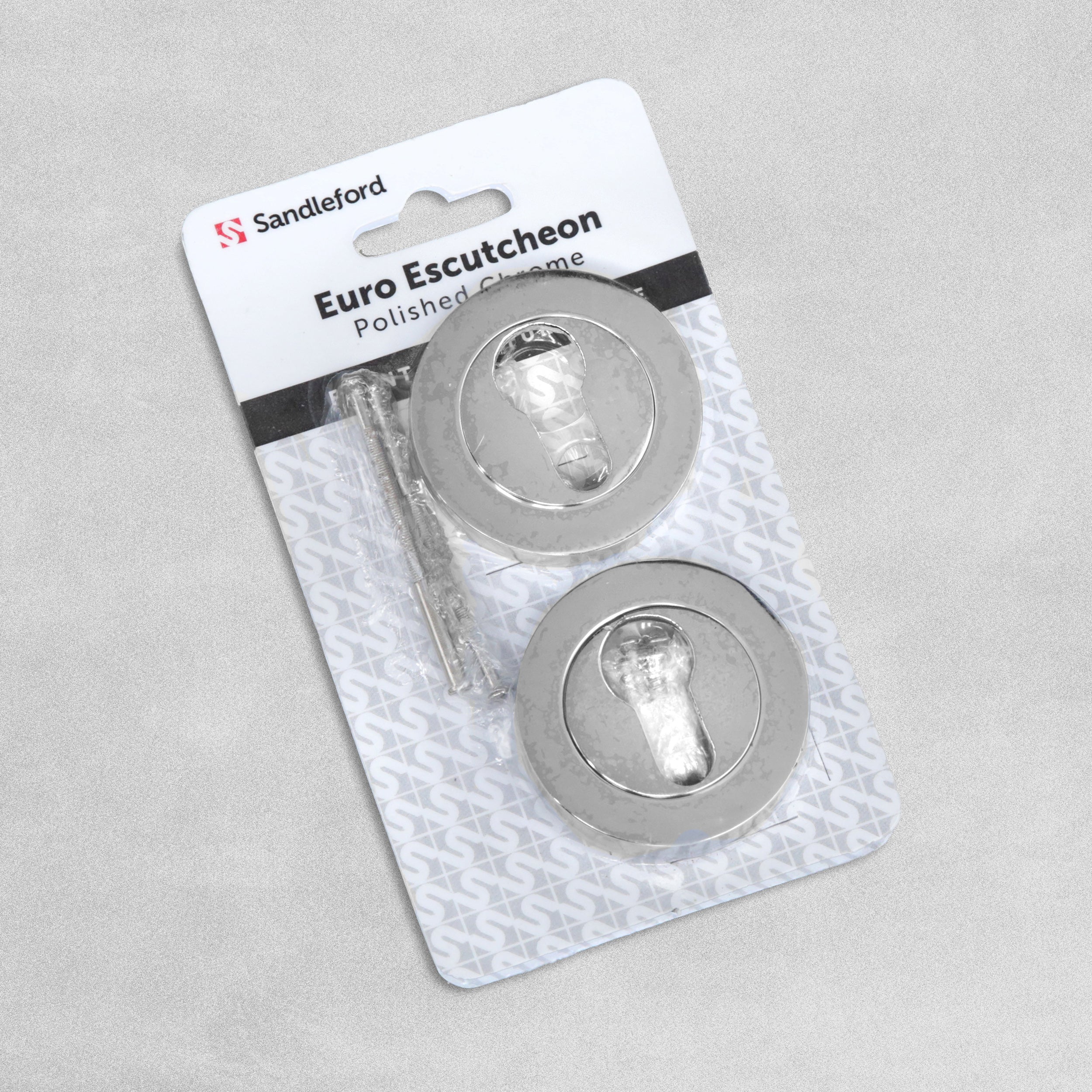 Sandleford Euro Escutcheon - Polished Chrome