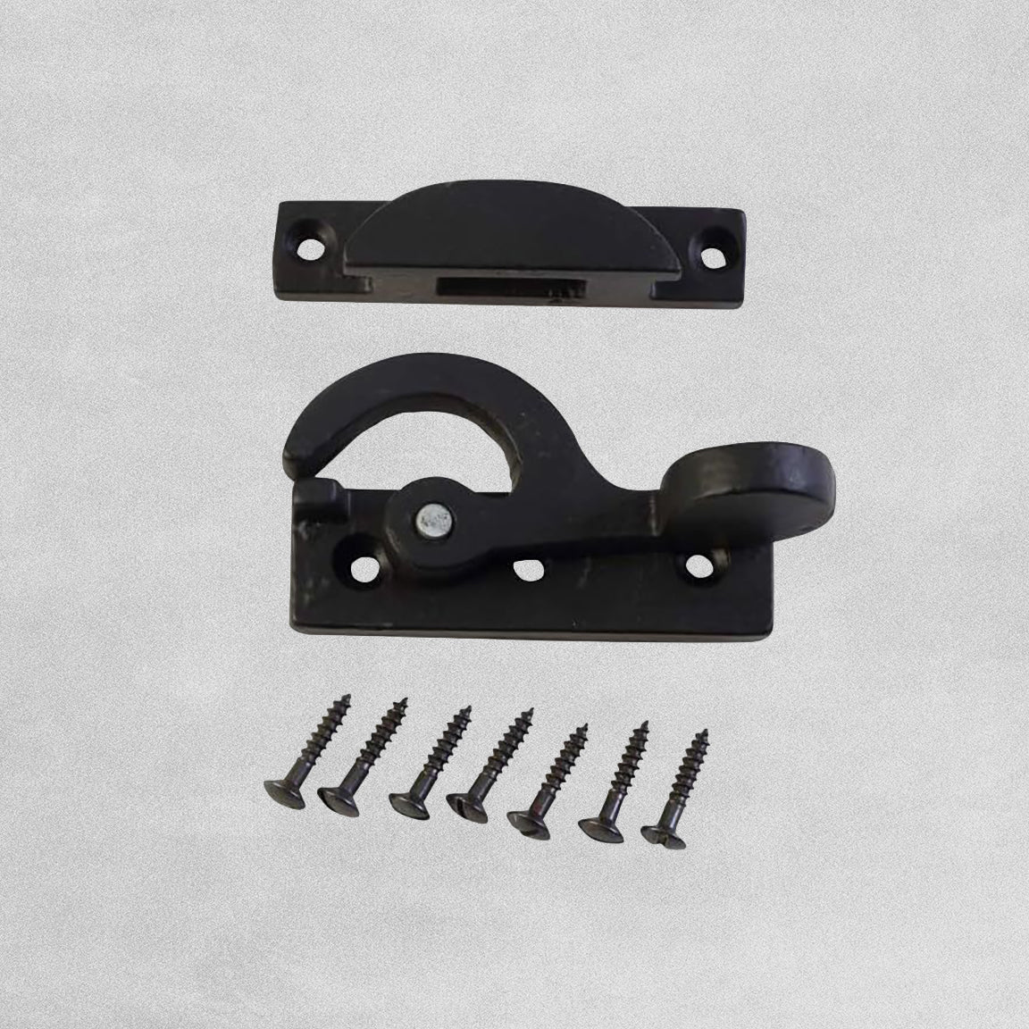 Sandleford Fitch Sash Fastener - Antique Black Iron