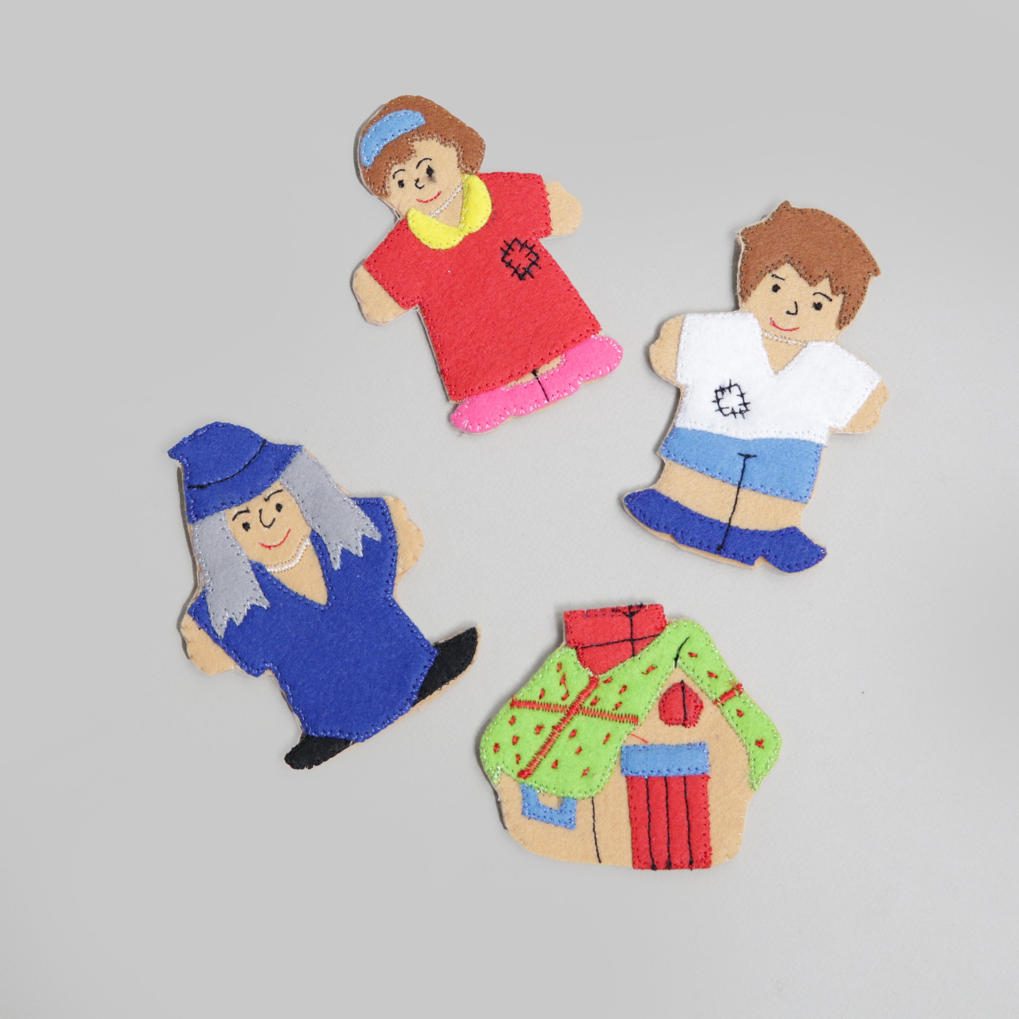 Hansel and Gretel Traditional Story Finger Puppet Set