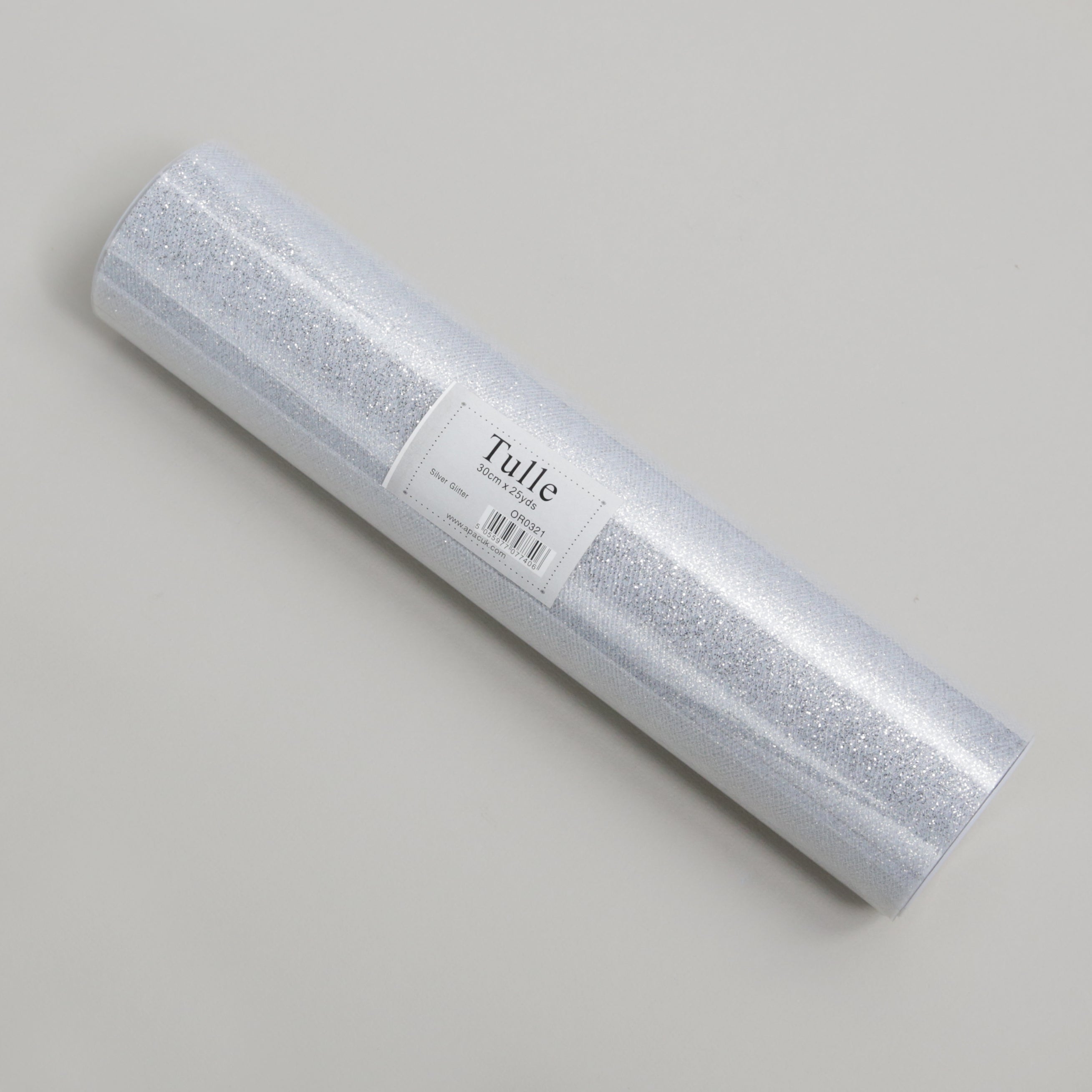 Glitter Tulle Roll - Various Colours Available