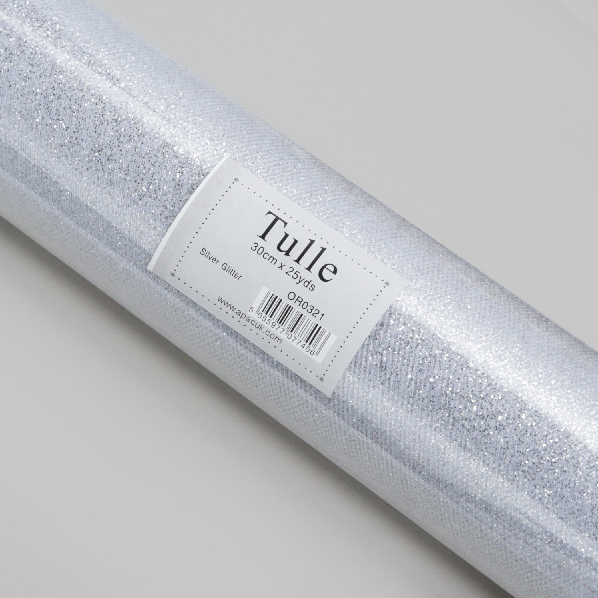 Glitter Tulle Roll - Various Colours Available