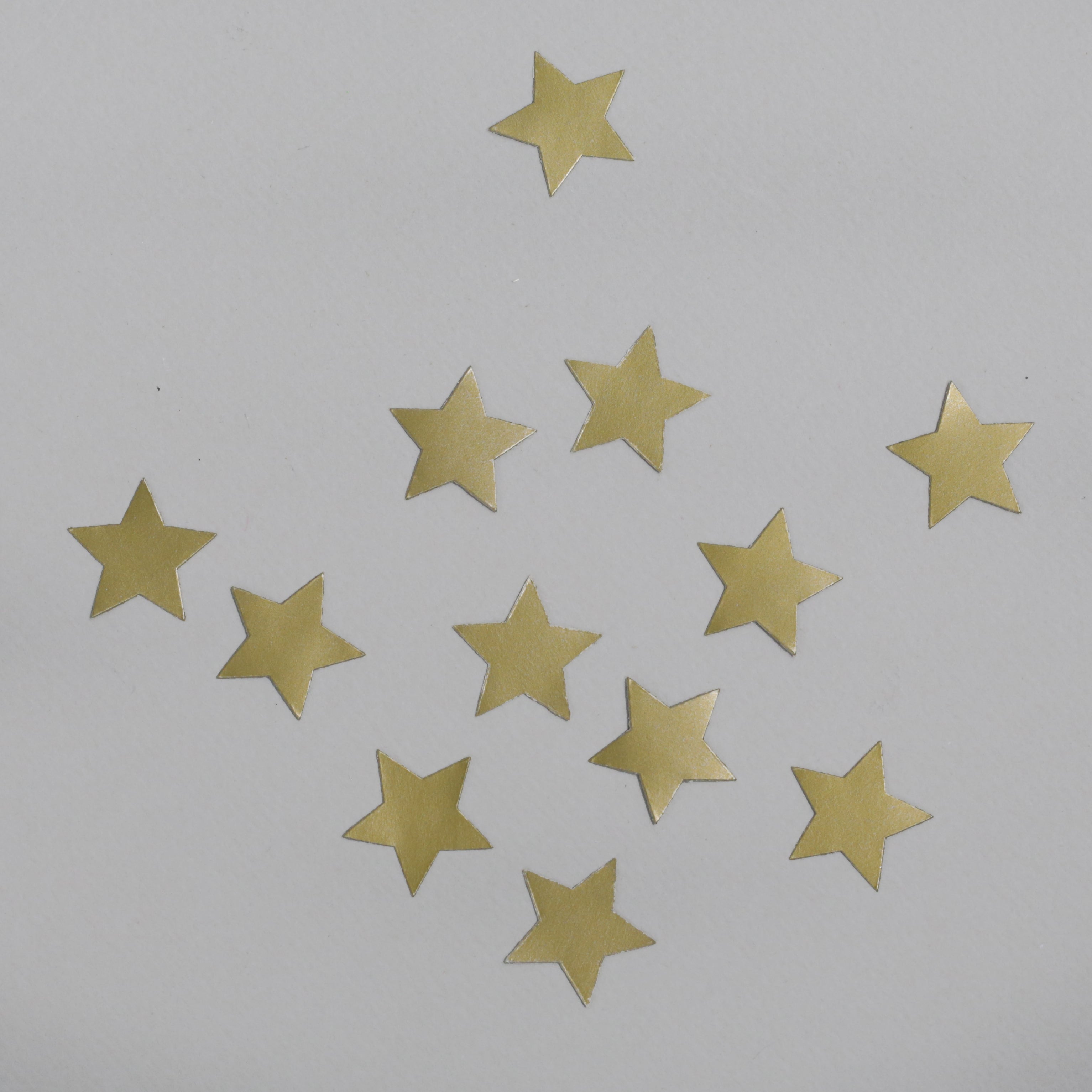 Gold Foil Merit Stars - 500pcs