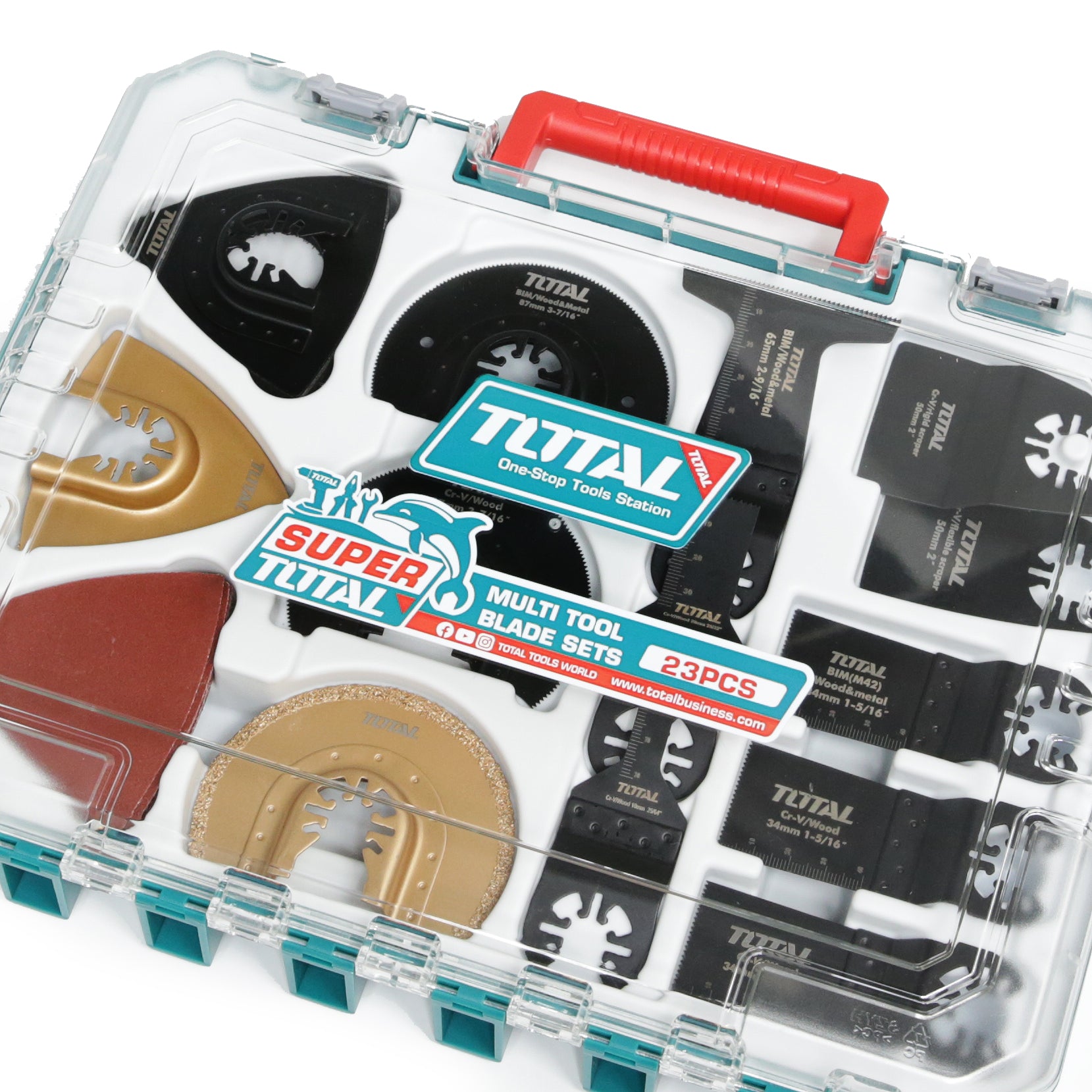 Total Multi Tool Blades Set - 23pcs - TAKTMT2301