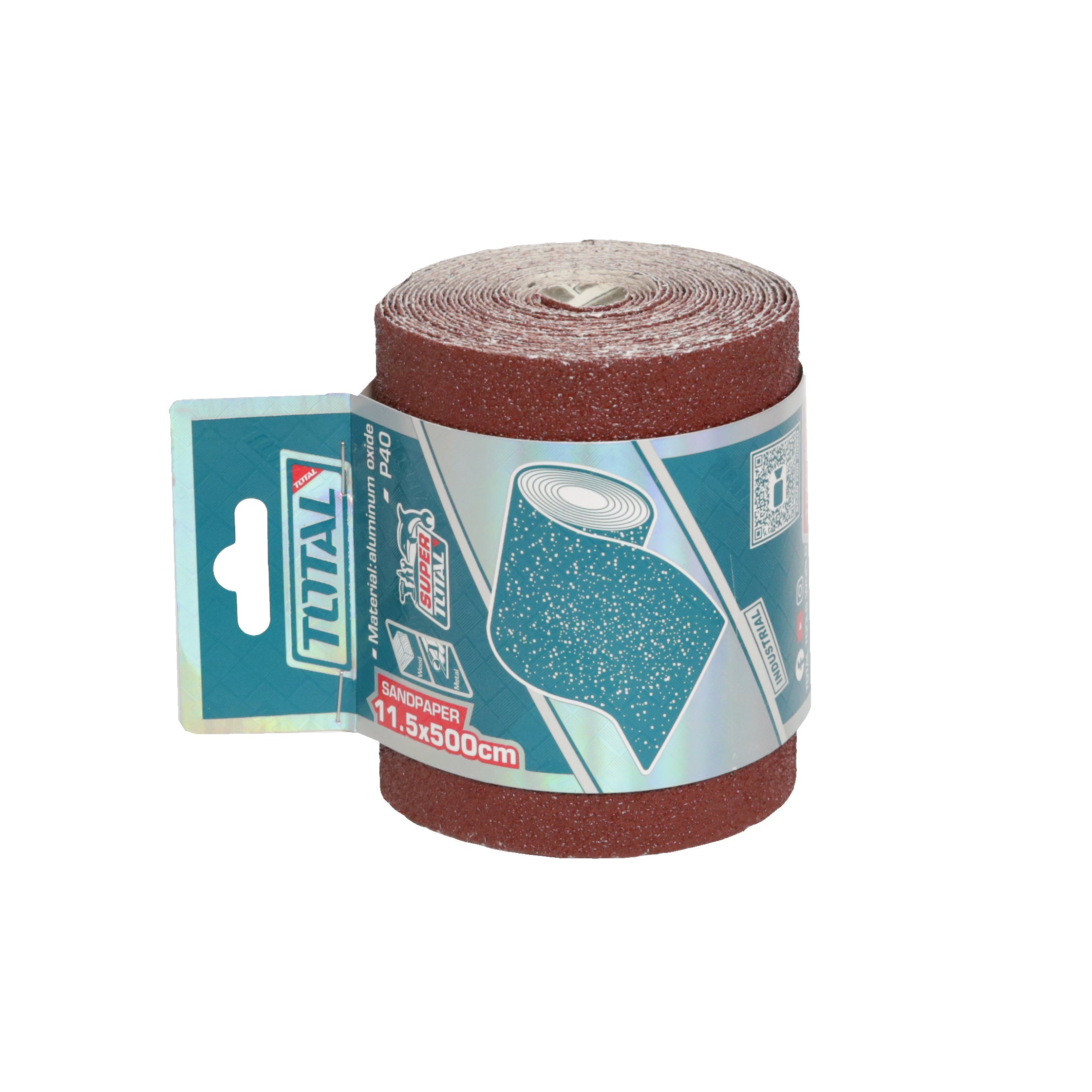 Total Sandpaper Roll 115mm x 5metre P40-P240 Various Grits