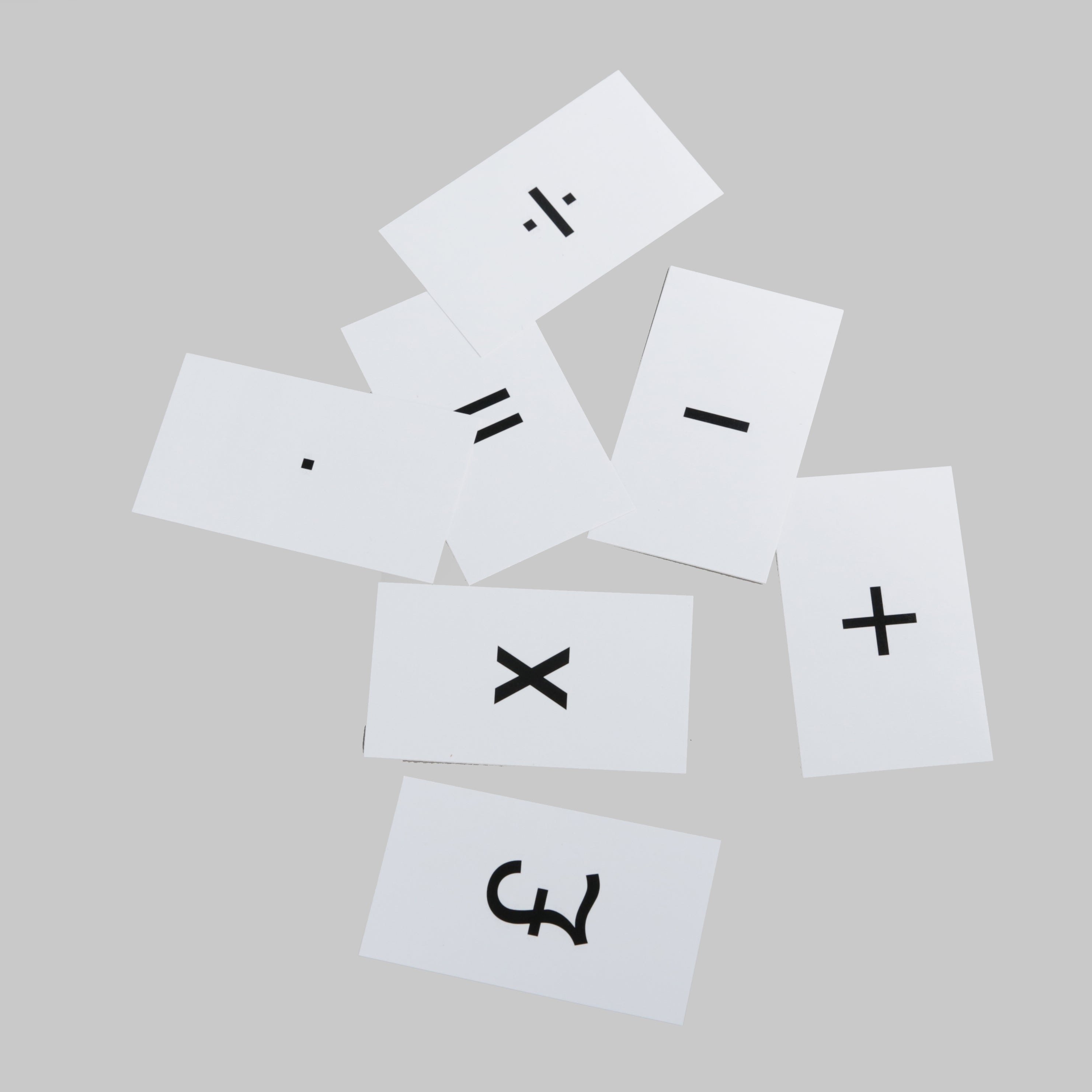 Maths Symbols Card Set