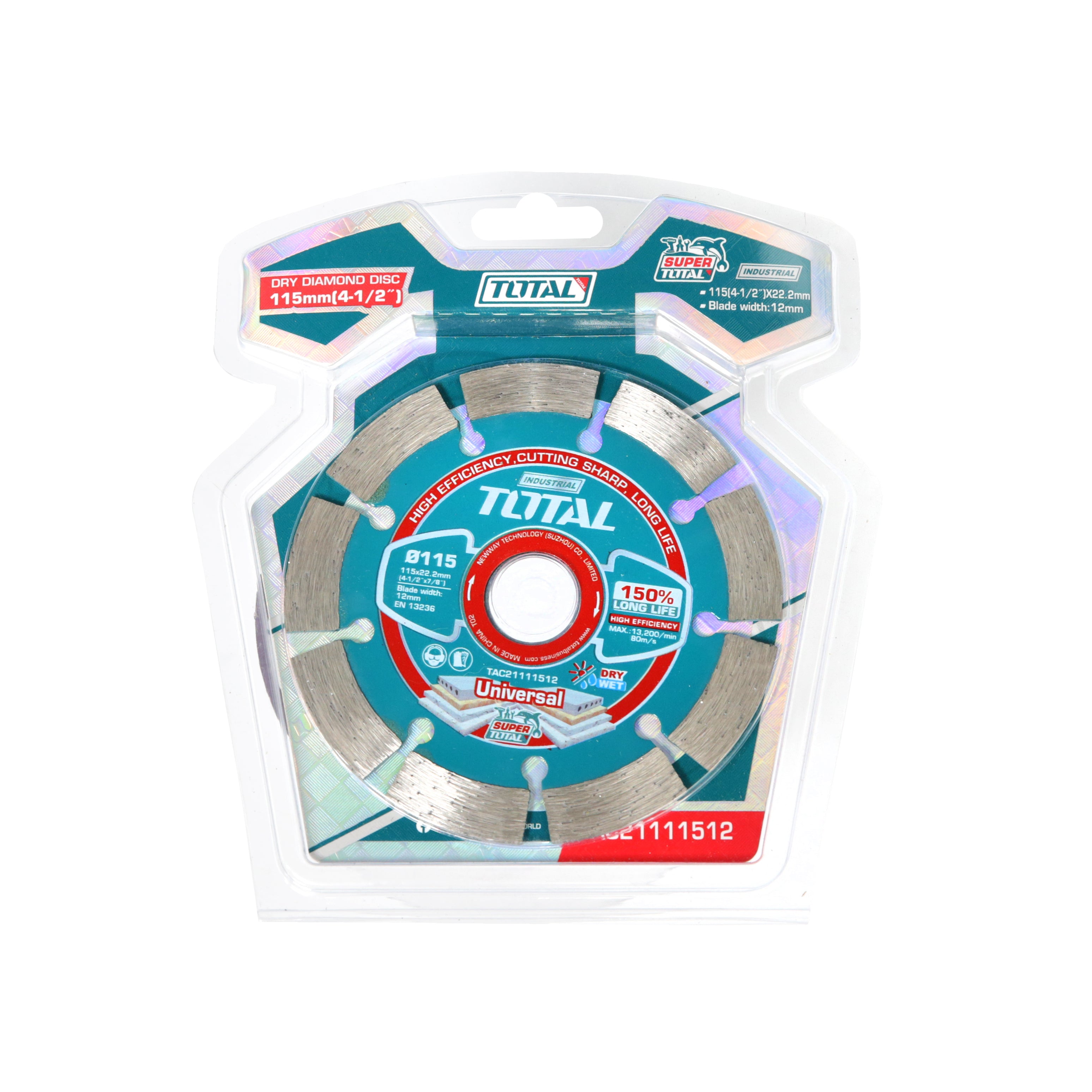 Total Dry Diamond Disc 115mm / 4.5" - TAC21111512