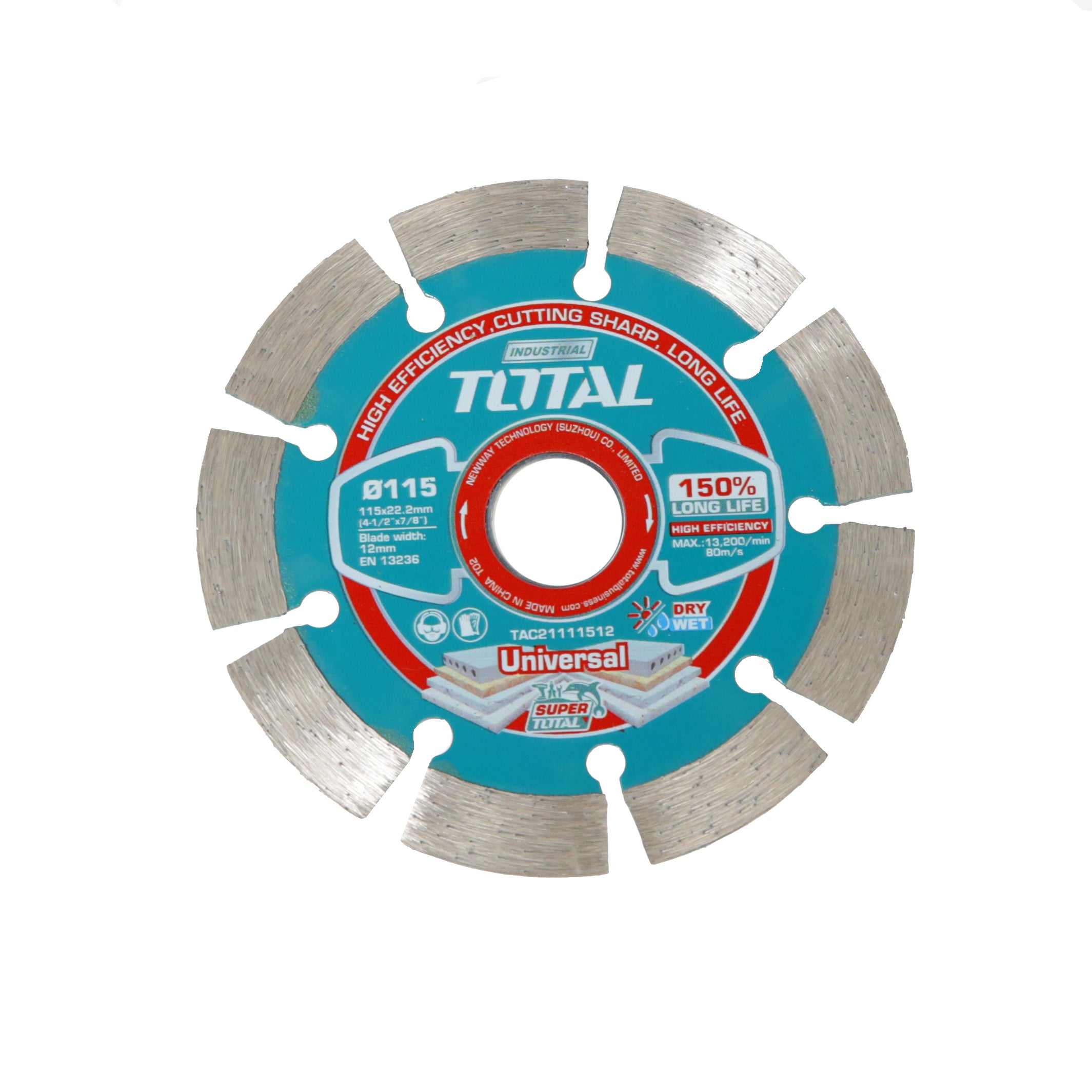 Total Dry Diamond Disc 115mm / 4.5" - TAC21111512